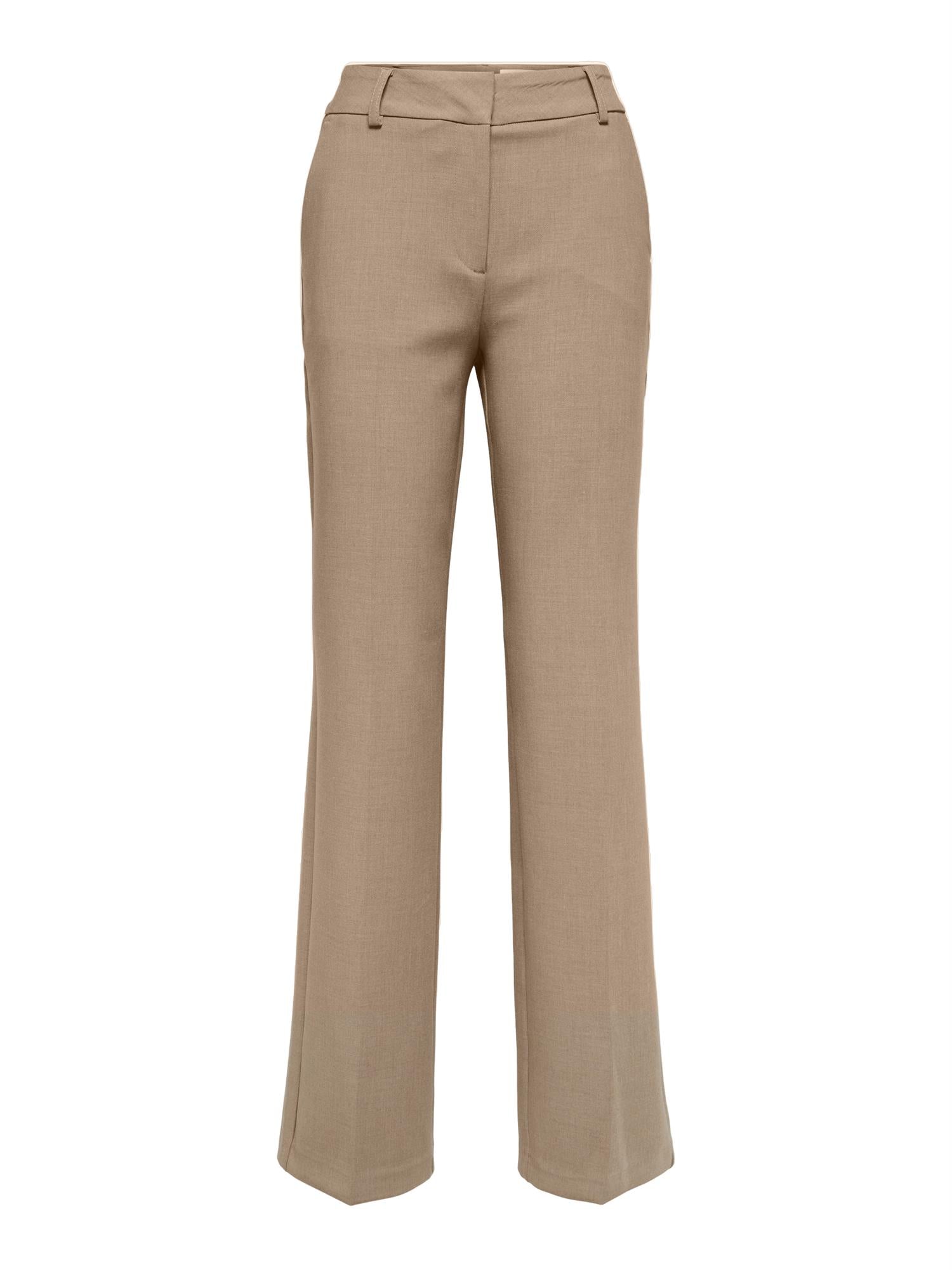 SLFrita MW Wide PANT CAMEL MLG N NOOS-Bukser-Selected Femme-Aandahls