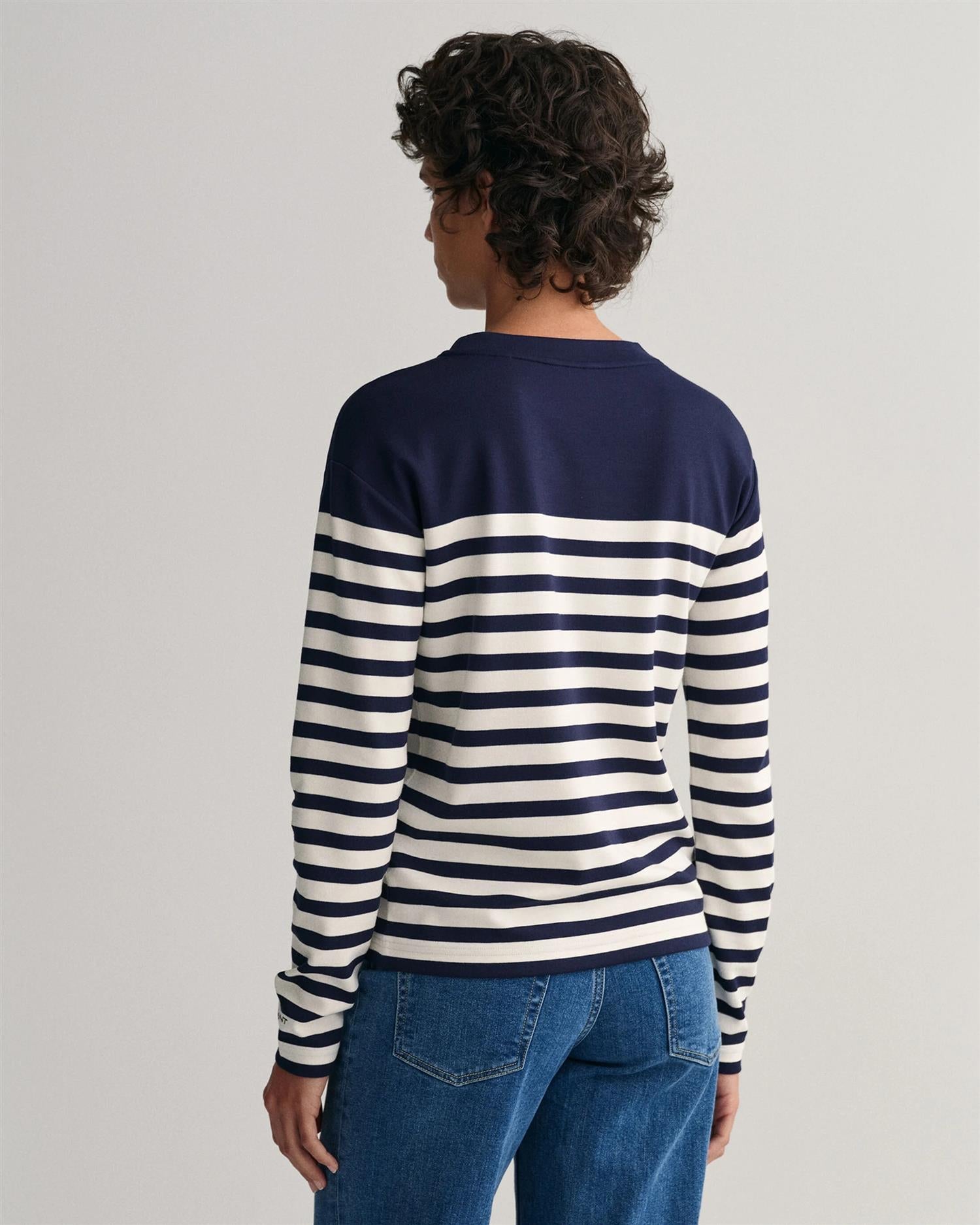 STRIPED LS T-SHIRT-T-shirt-Gant-Aandahls
