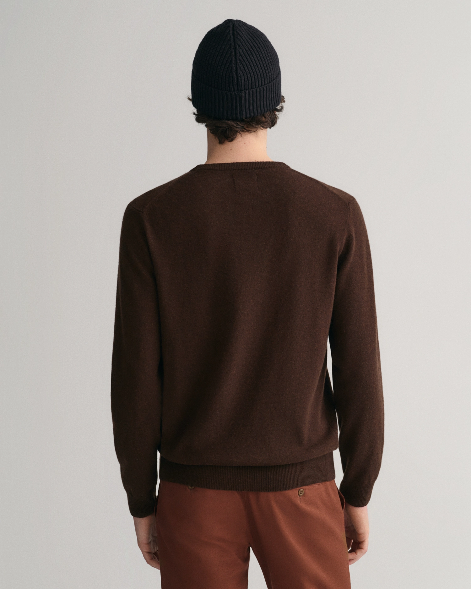 SUPERFINE LAMBSWOOL C-NECK-Strikk-Gant-Aandahls