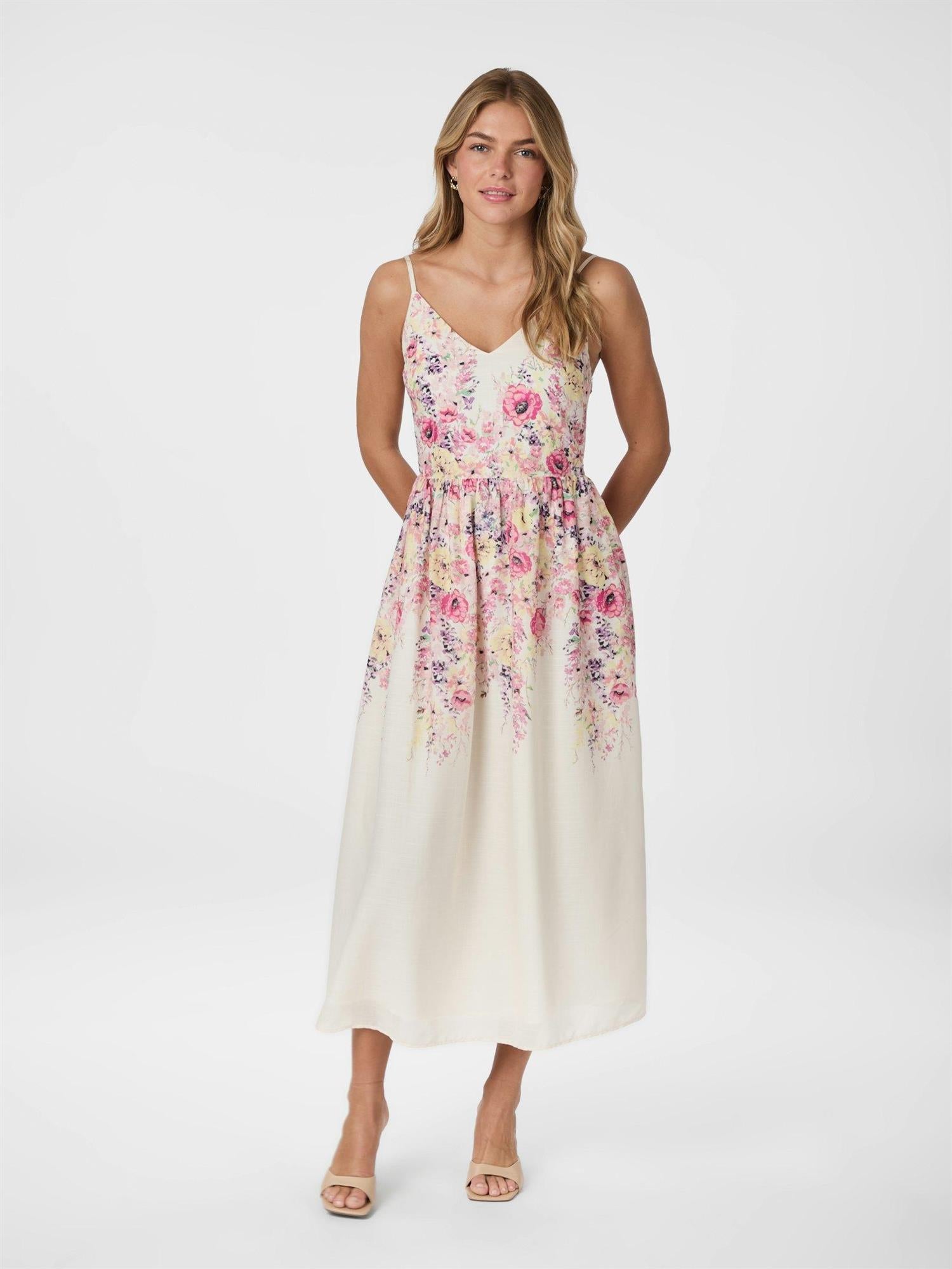 Sanni Flower Dress-Kjole-Neo Noir-Aandahls