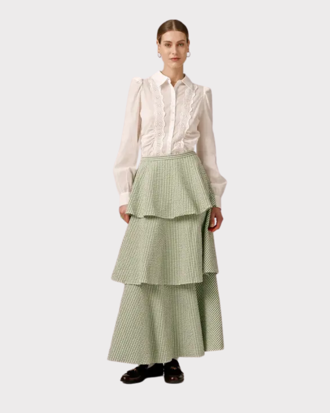 Seersucker Skirt-Skjørt-ByTimo-Aandahls
