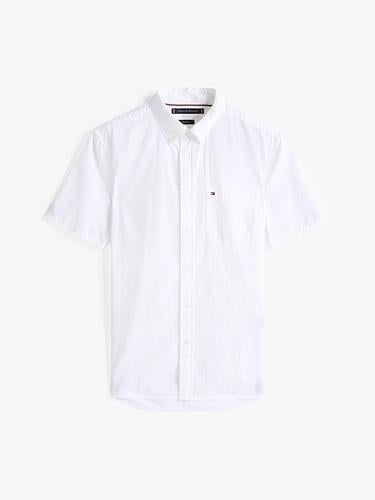 Seersucker solid shirt-Skjorte-Tommy Hilfiger-Aandahls