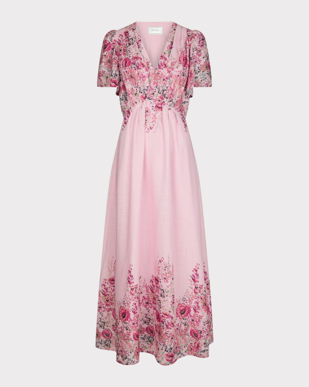 Serna flower print dress-Kjole-Neo Noir-Aandahls