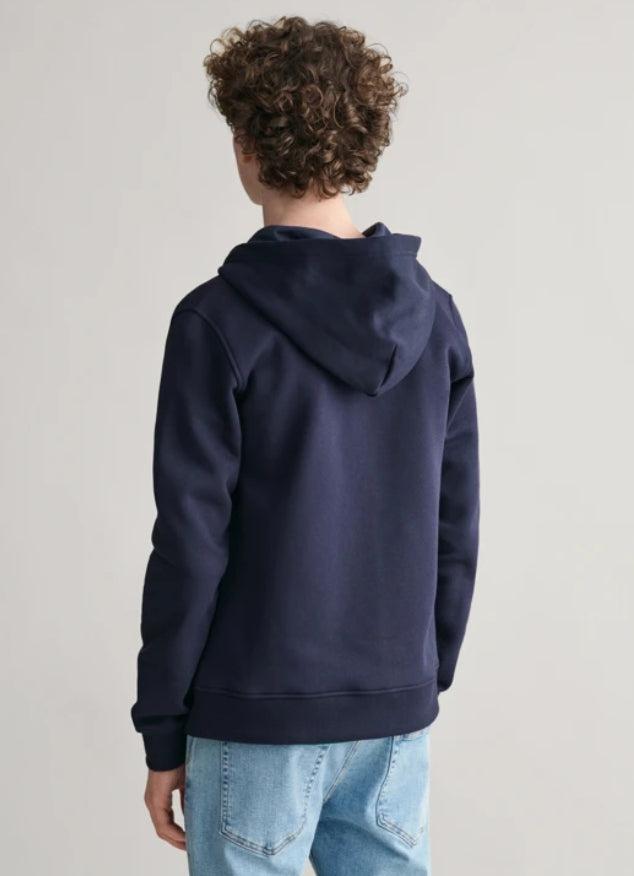 Shield zip hoodie-Genser-Gant-Aandahls