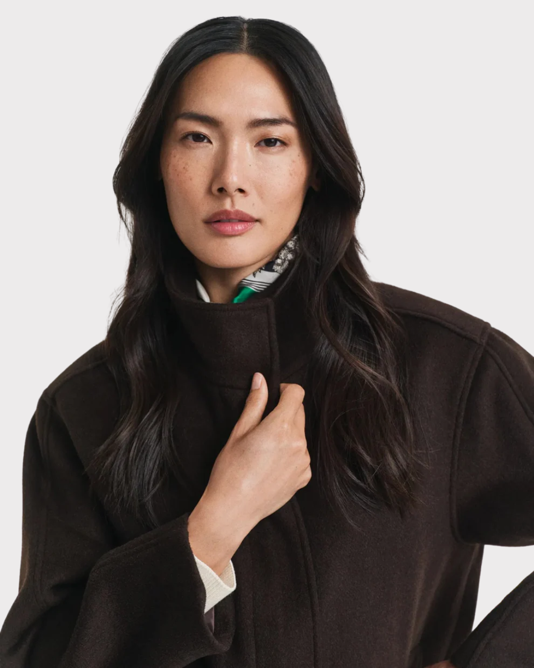 Short Wool Jacket With Zip-Yttertøy-Gant-Aandahls