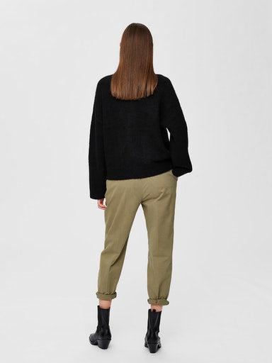 Sia ls knit zipper cardigan-Cardigan-Selected Femme-Aandahls