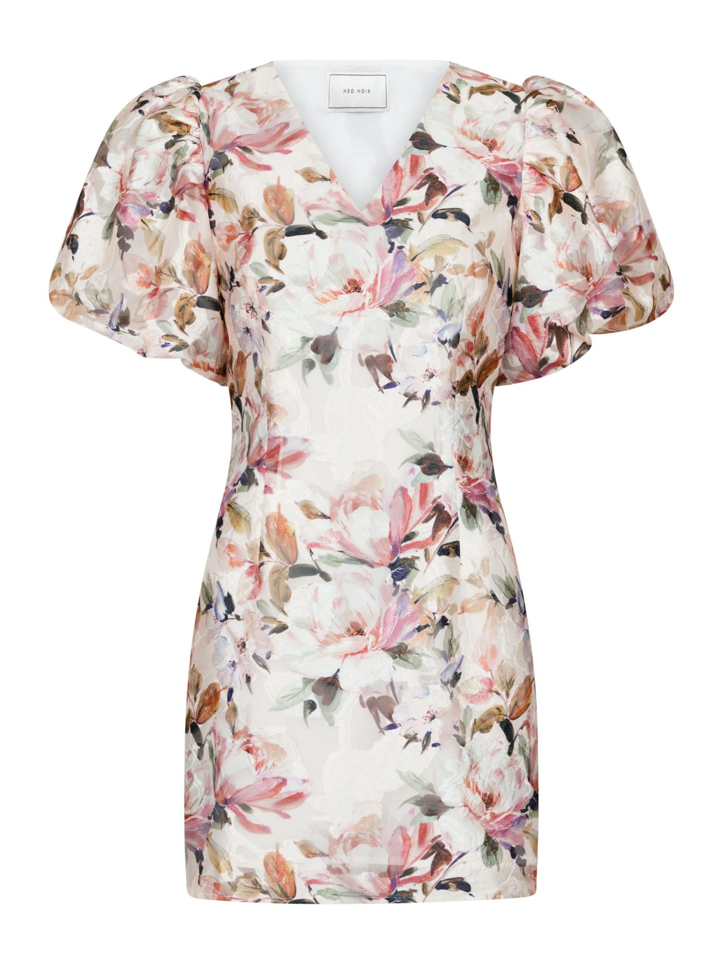 Sika Brocade Print Dress-Kjole-Neo Noir-Aandahls
