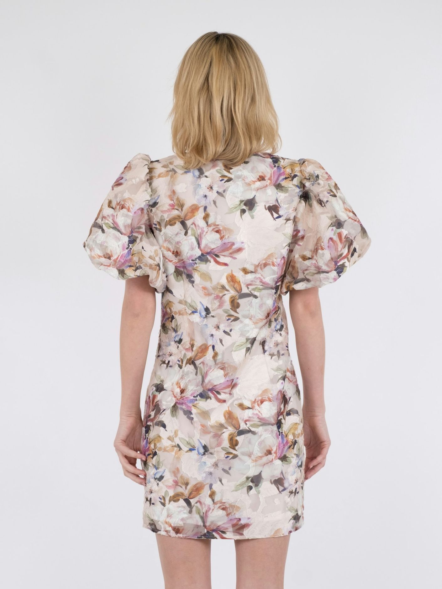 Sika Brocade Print Dress-Kjole-Neo Noir-Aandahls