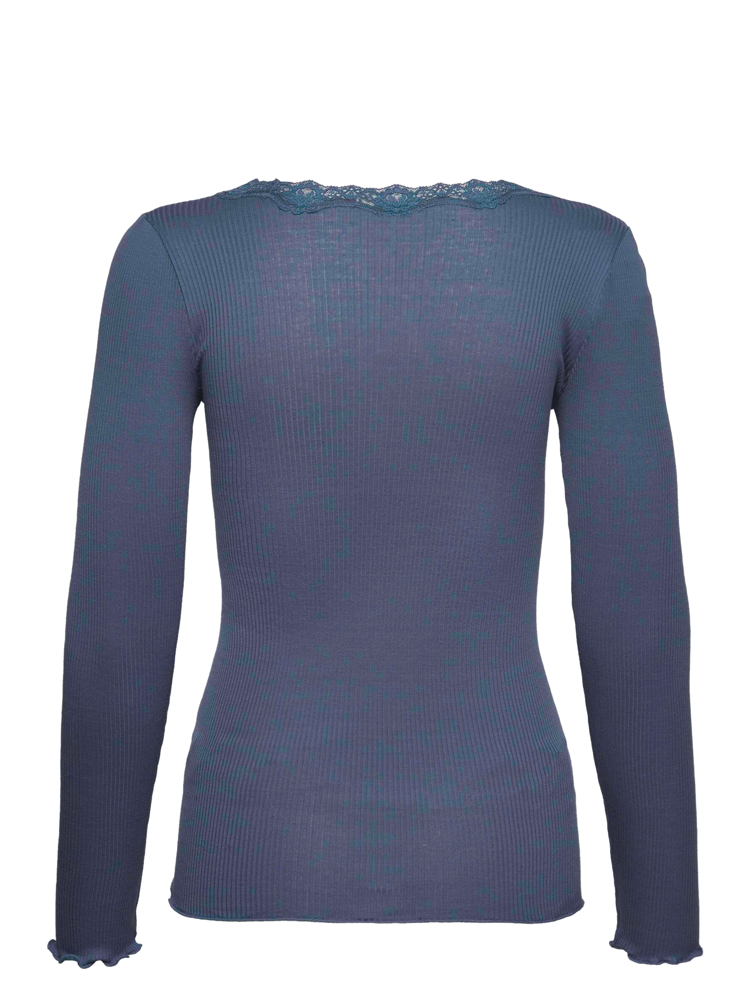 Silk t-shirt w/lace-Overdel-Rosemunde-Aandahls
