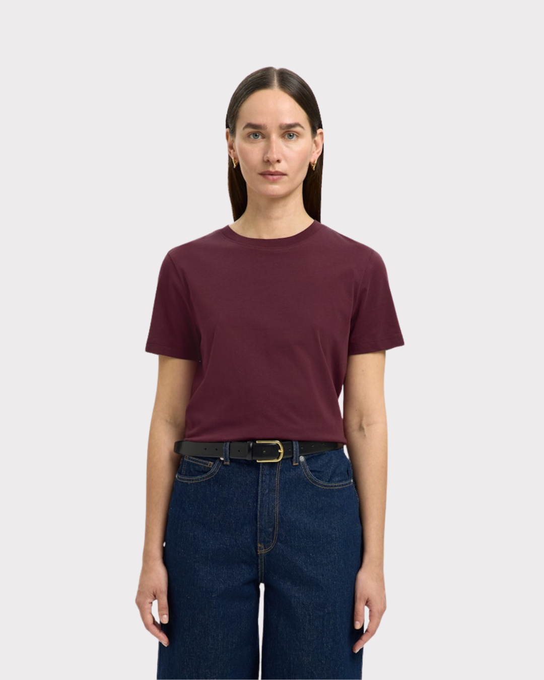 Slfmyessential O-Neck Tee Noos-T-shirt-Selected-Aandahls