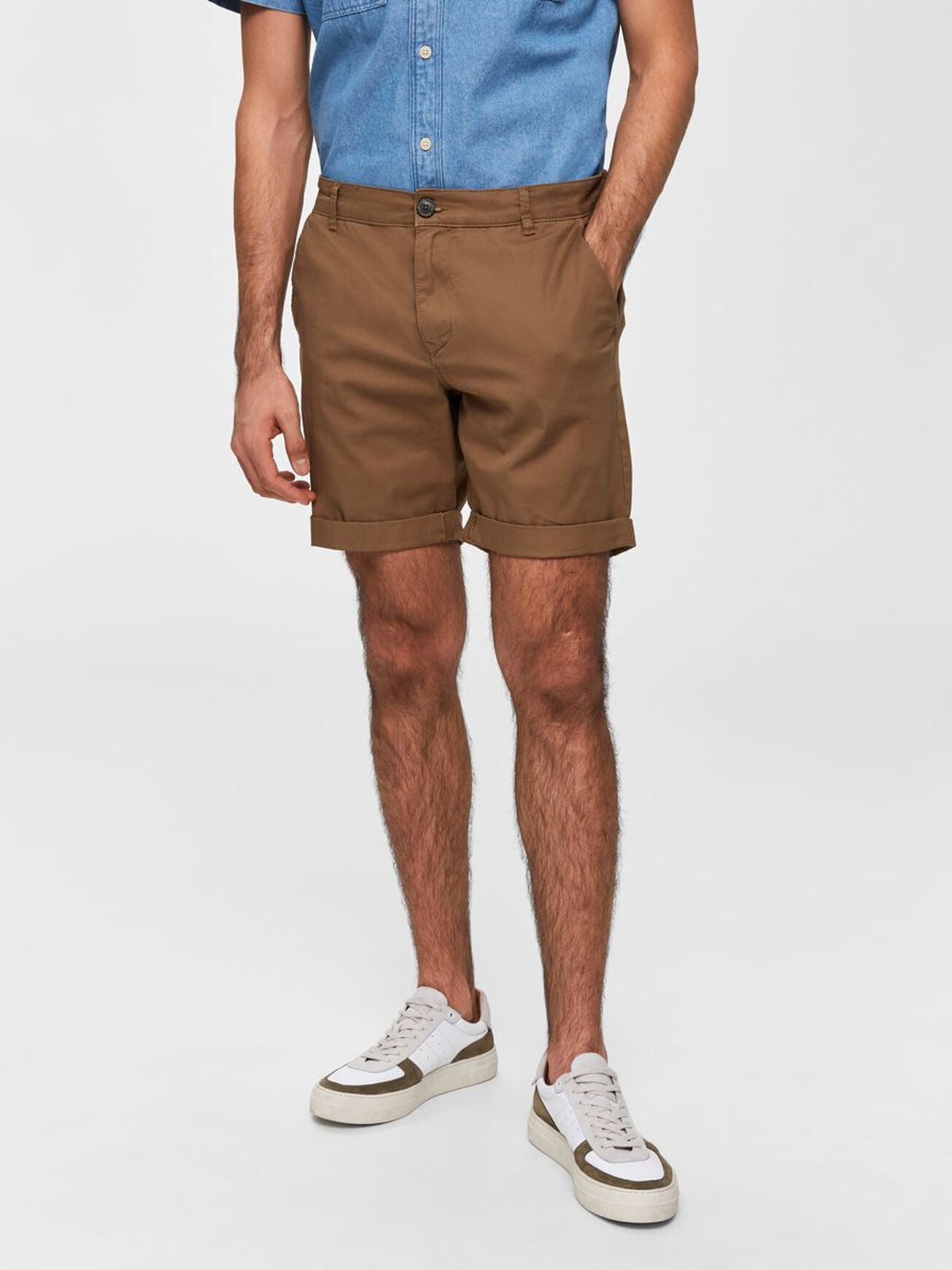 Slhstraight - Paris Shorts-Shorts-Selected Homme-Aandahls
