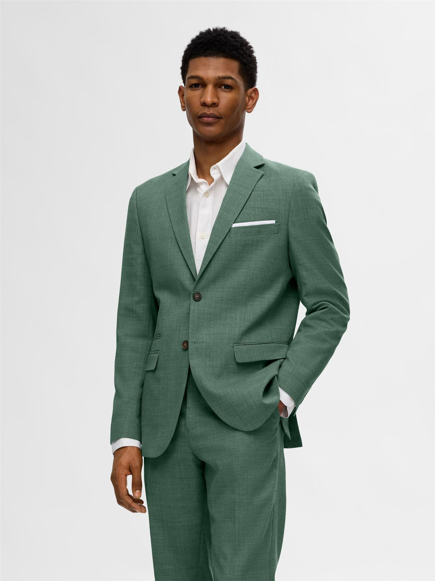 Slim-Oasis linen blazer-Blazer-Selected Homme-Aandahls