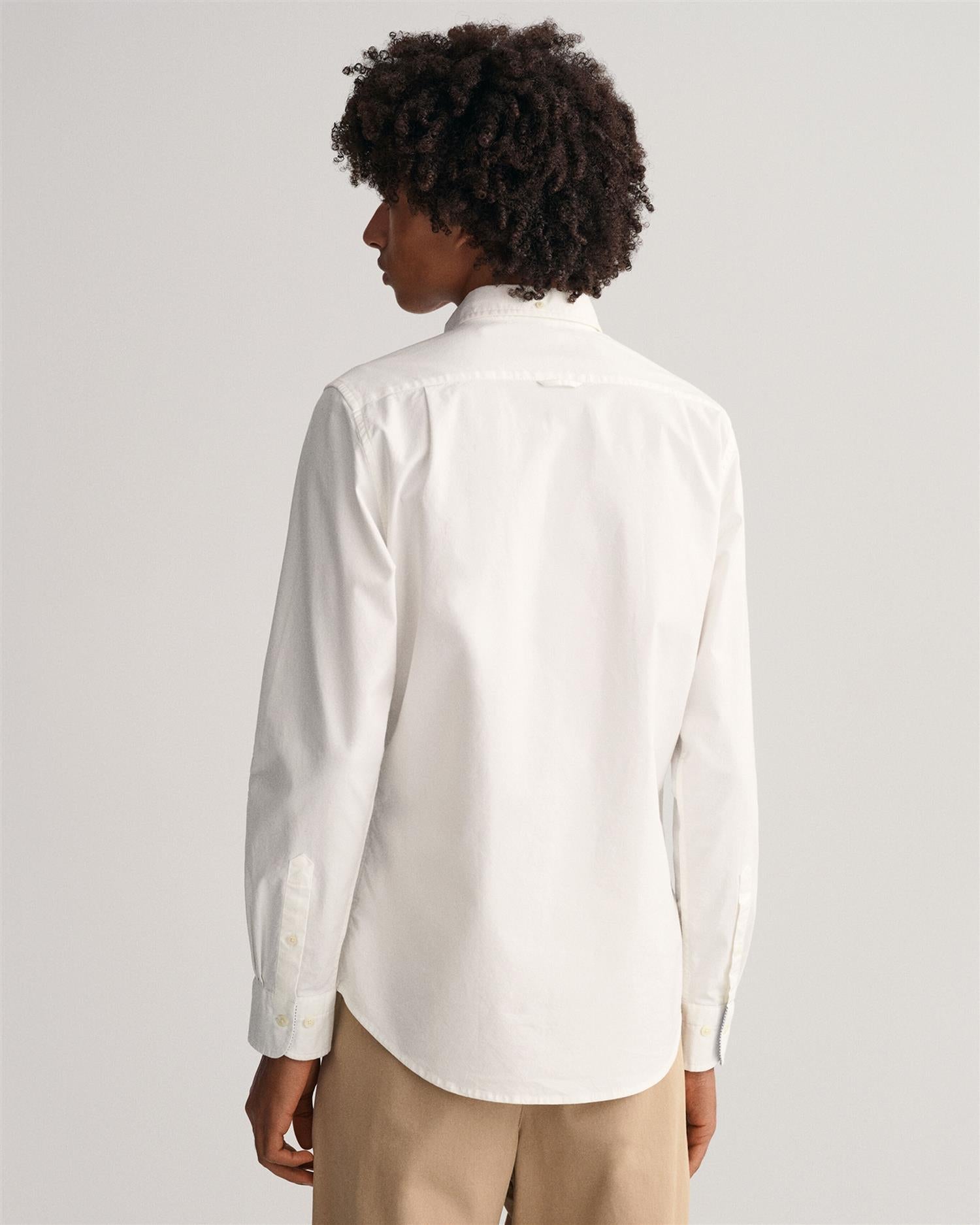 Slim Stretch Oxford Shirt-Skjorte-Gant-Aandahls