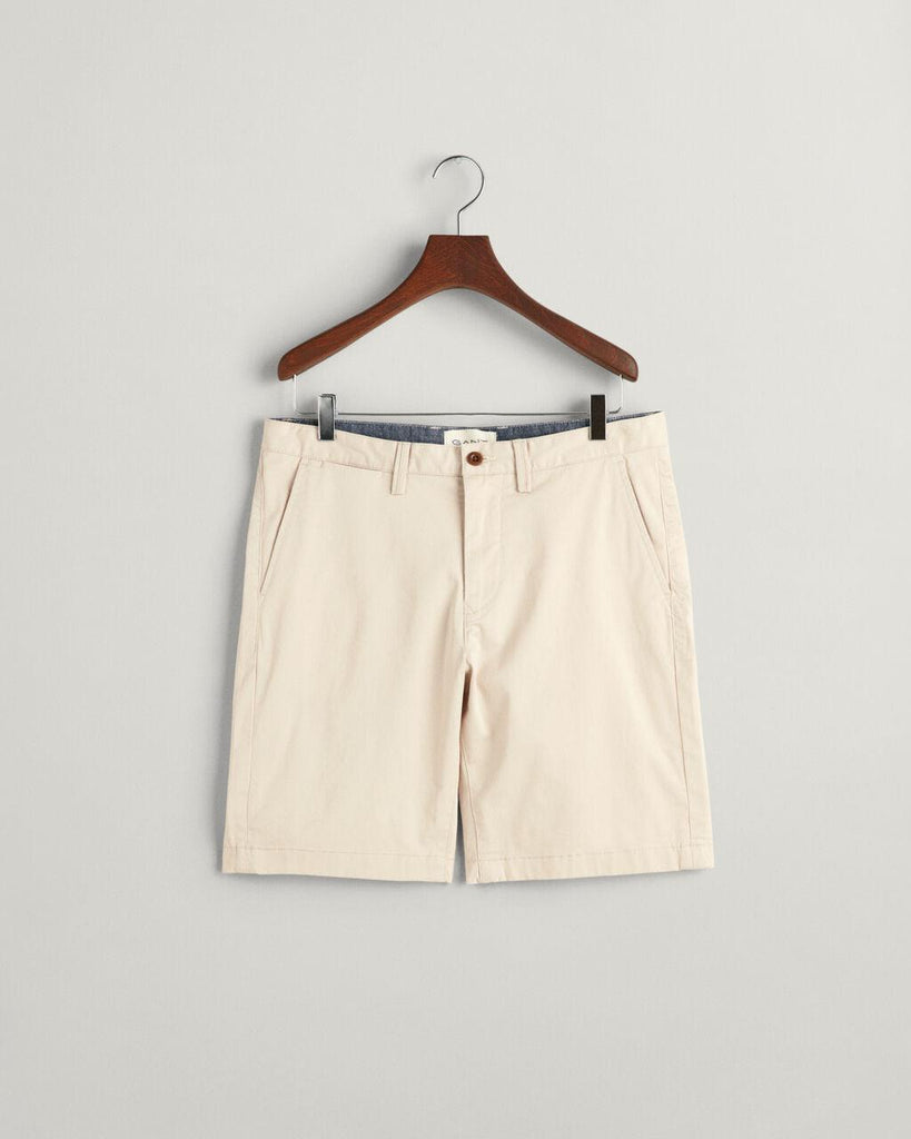 Slim Twill Shorts-Shorts-Gant-Aandahls