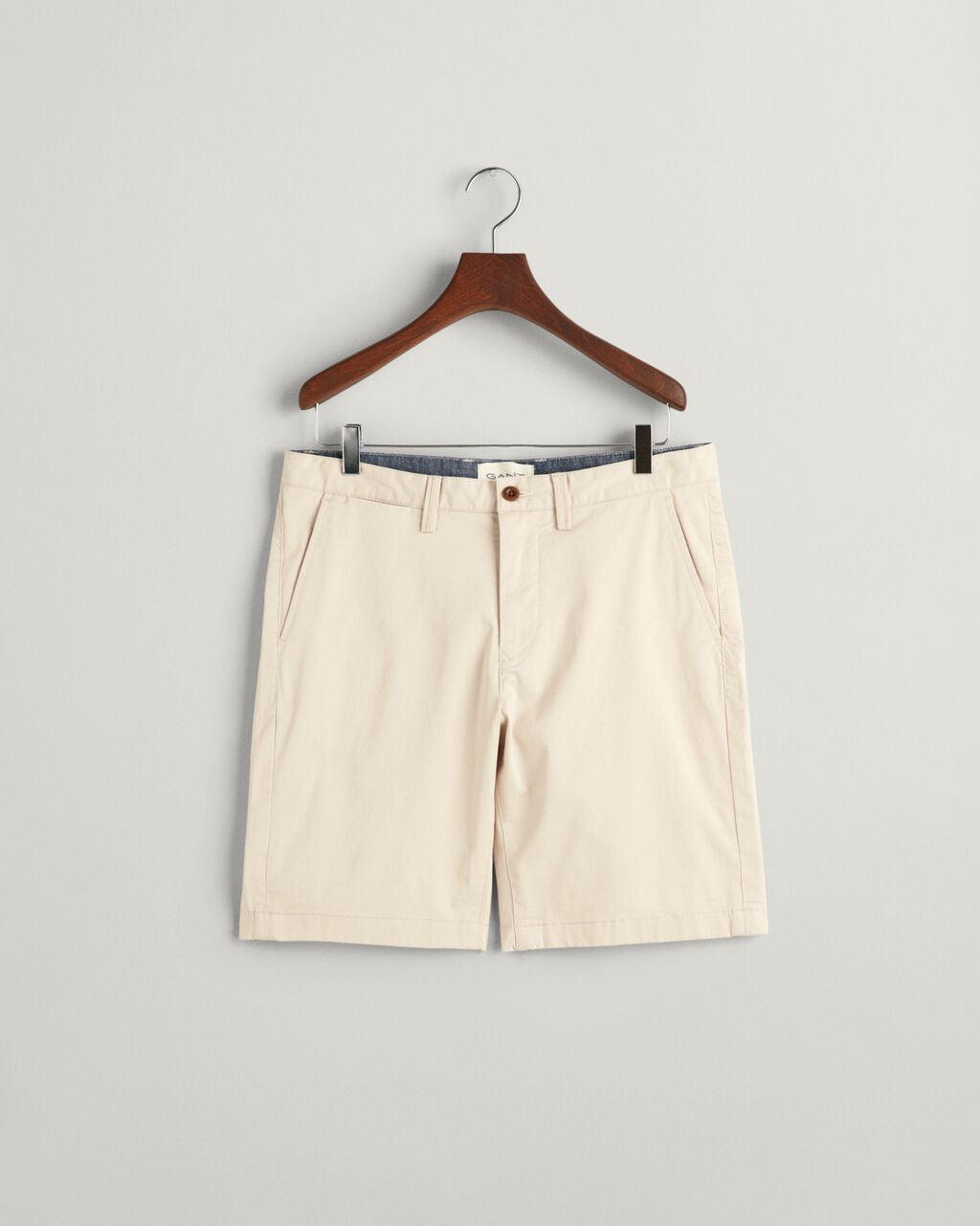 Slim Twill Shorts-Shorts-Gant-Aandahls