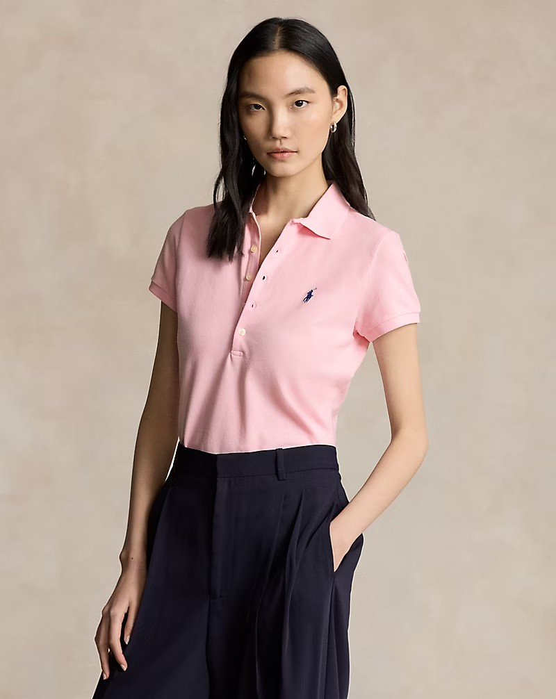 Slim fit stretch polo shirt-T-shirt-Polo Ralph Lauren-Aandahls