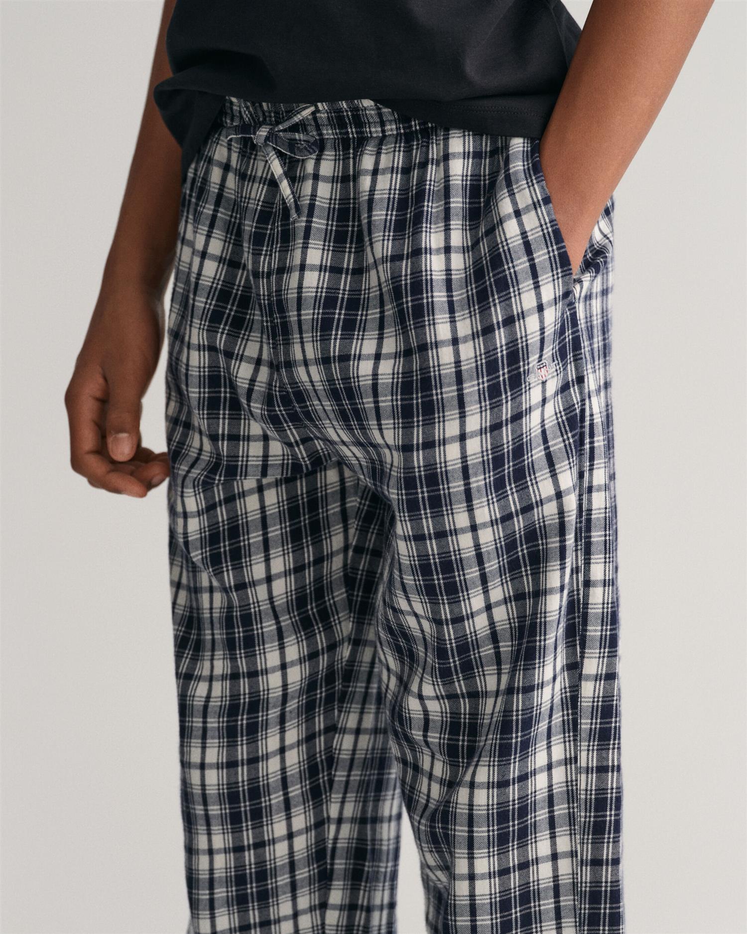 Small Check Pajama Pants-Bukser-Gant-Aandahls