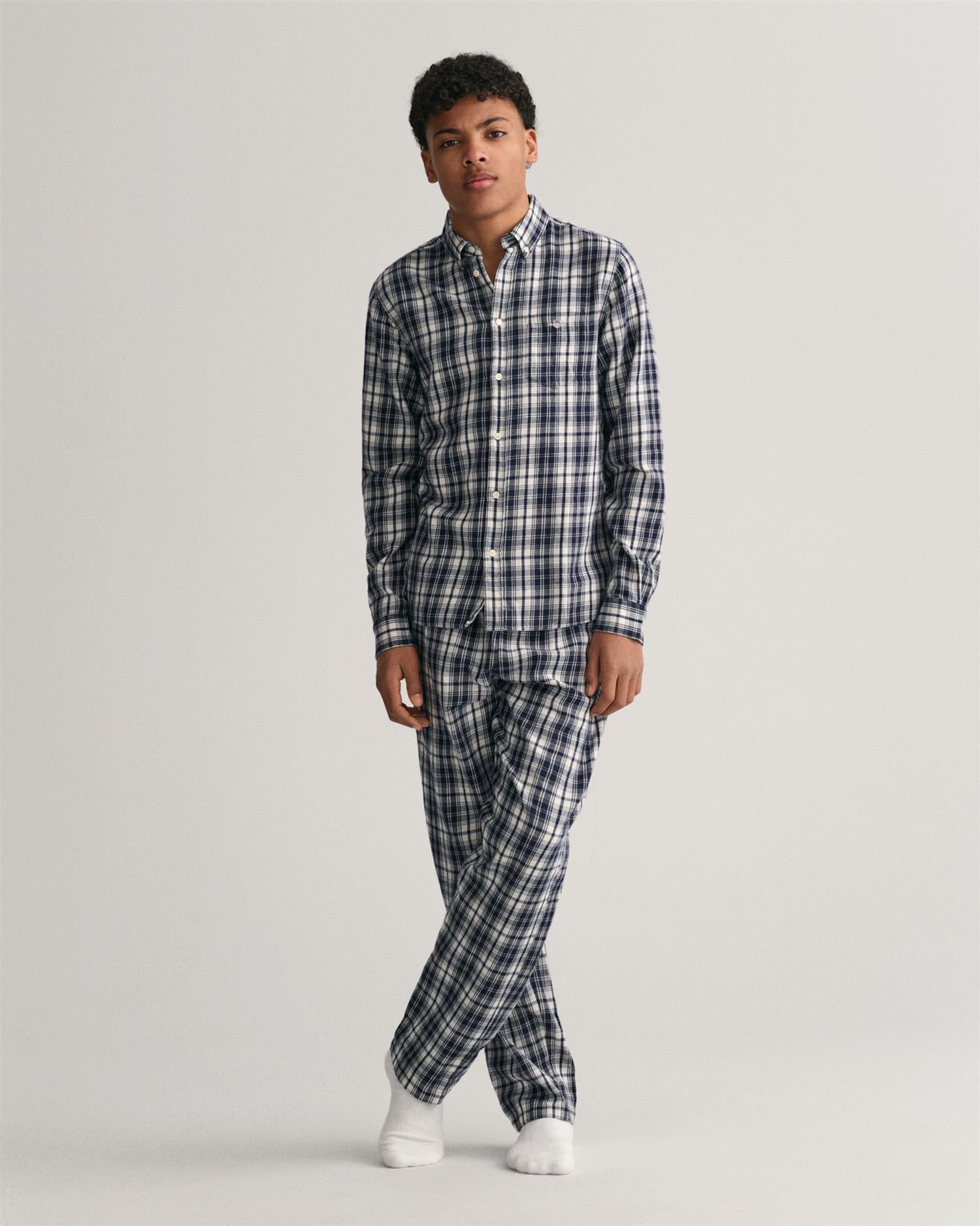 Small Check Pajama Pants-Bukser-Gant-Aandahls