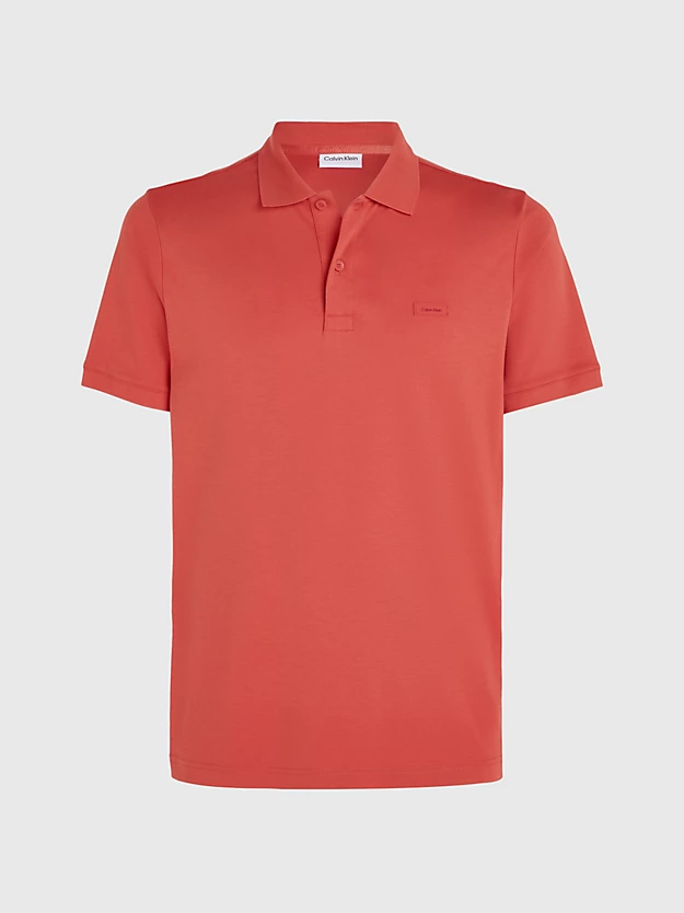 Smooth Cotton Slim Polo-T-shirt-Calvin Klein-Aandahls