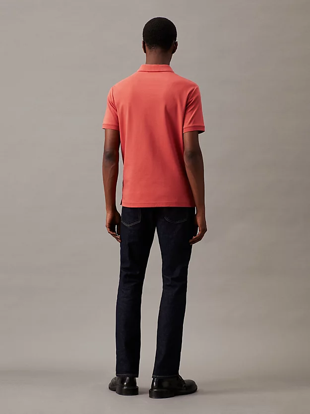 Smooth Cotton Slim Polo-T-shirt-Calvin Klein-Aandahls