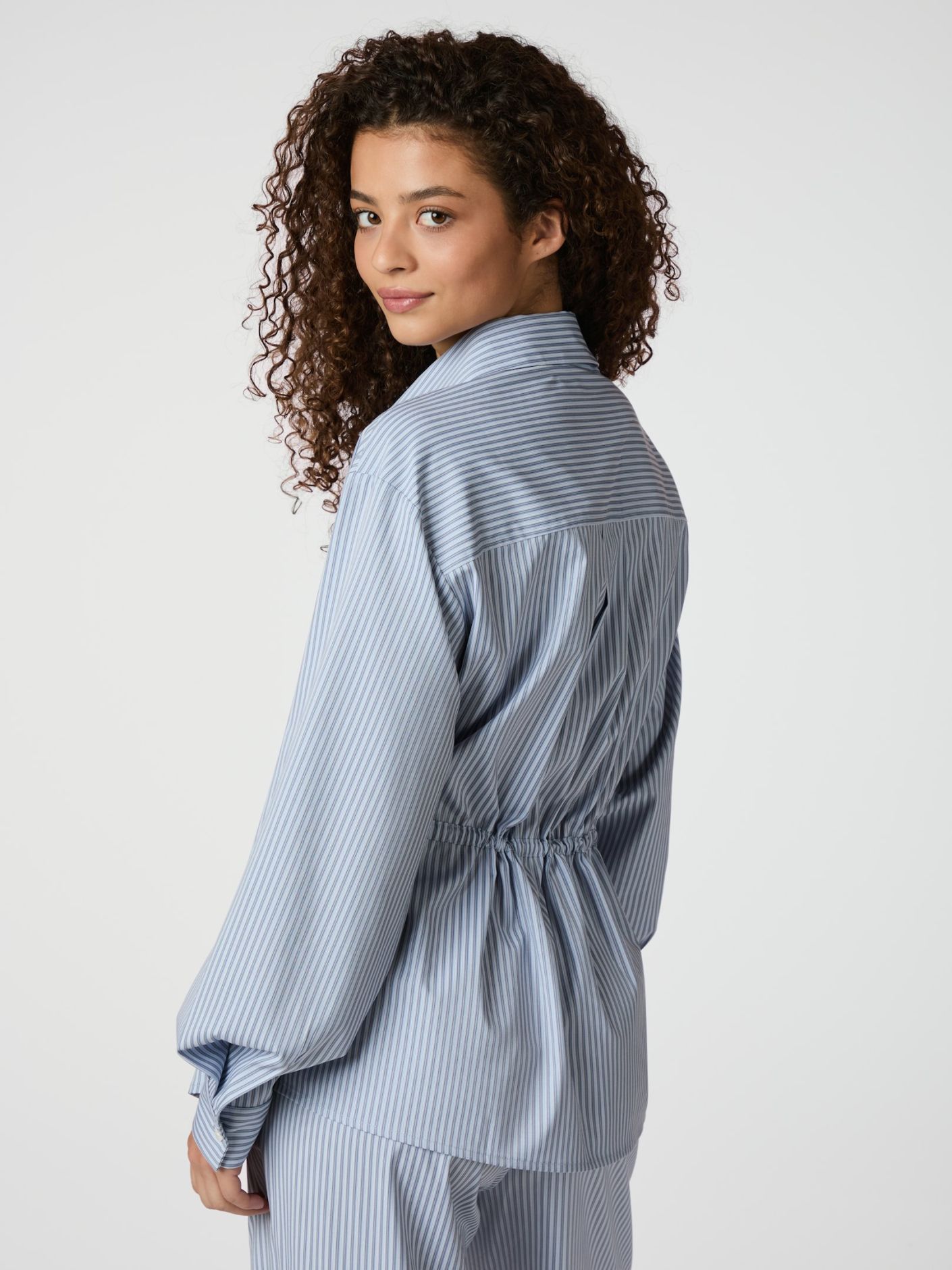 Solei Striped Shirt-Skjorte-Neo Noir-Aandahls
