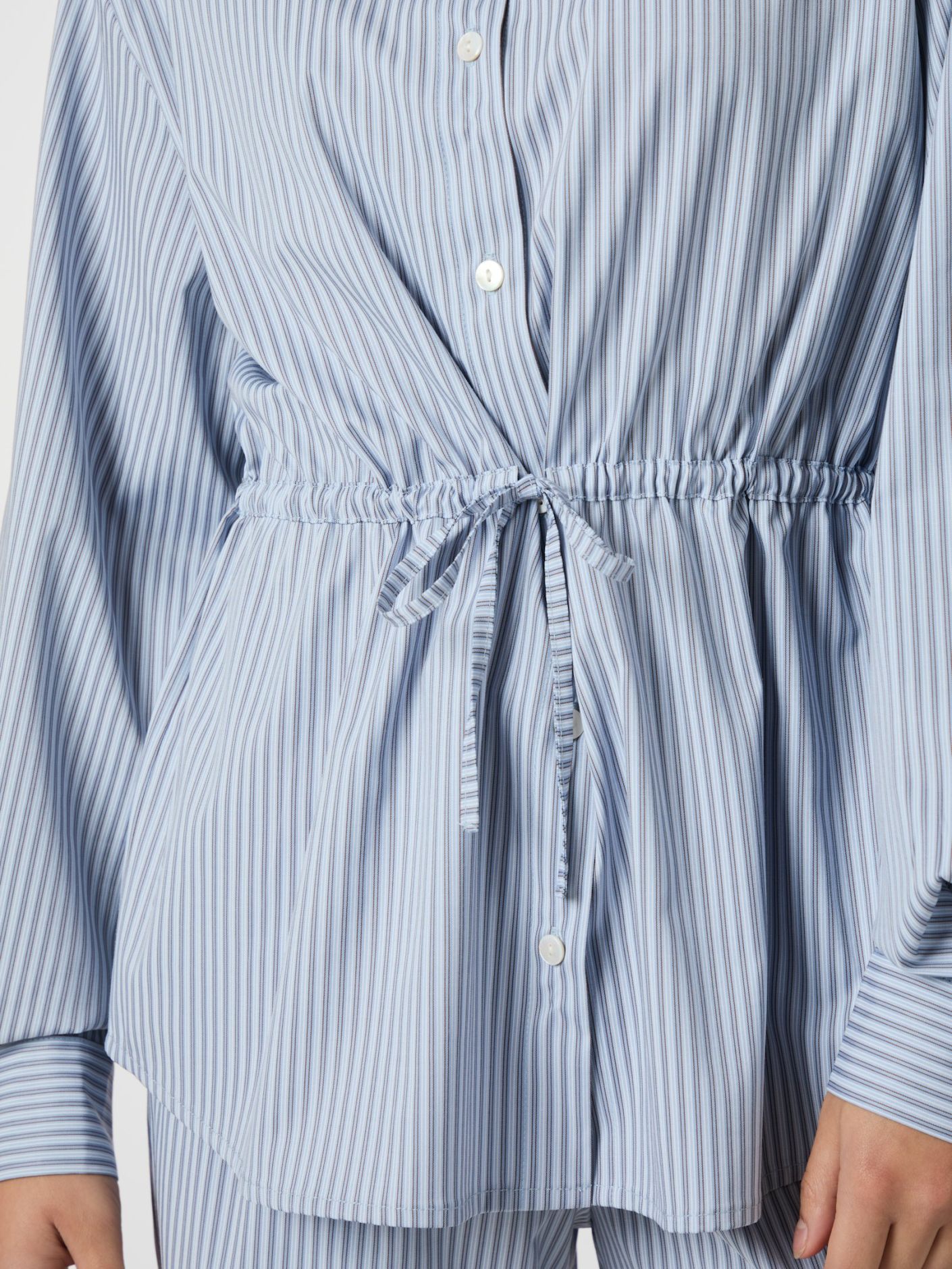 Solei Striped Shirt-Skjorte-Neo Noir-Aandahls