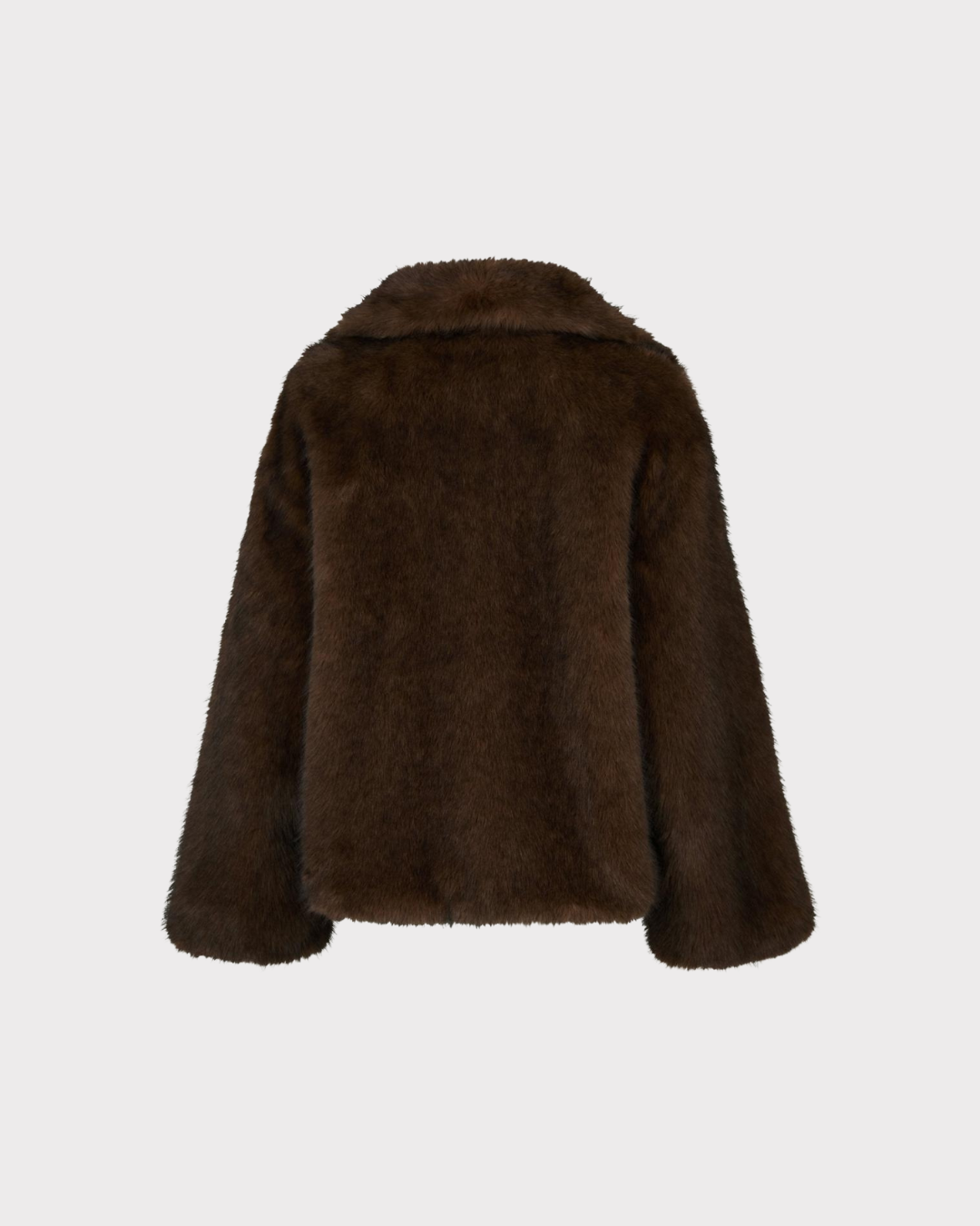 Stephanie Faux Fur-Ytterjakker-Neo Noir-Aandahls