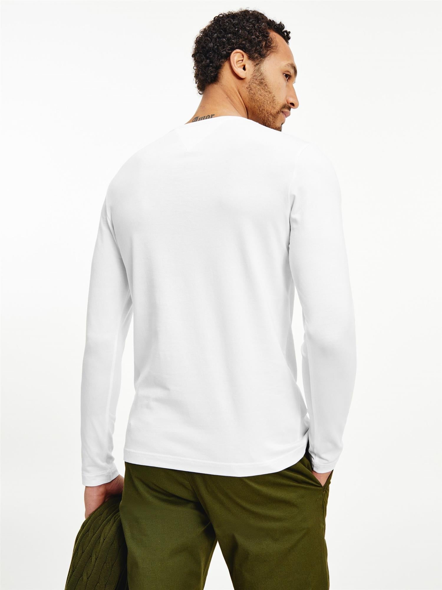Stretch slim fit long sleeve-Genser-Tommy Hilfiger-Aandahls