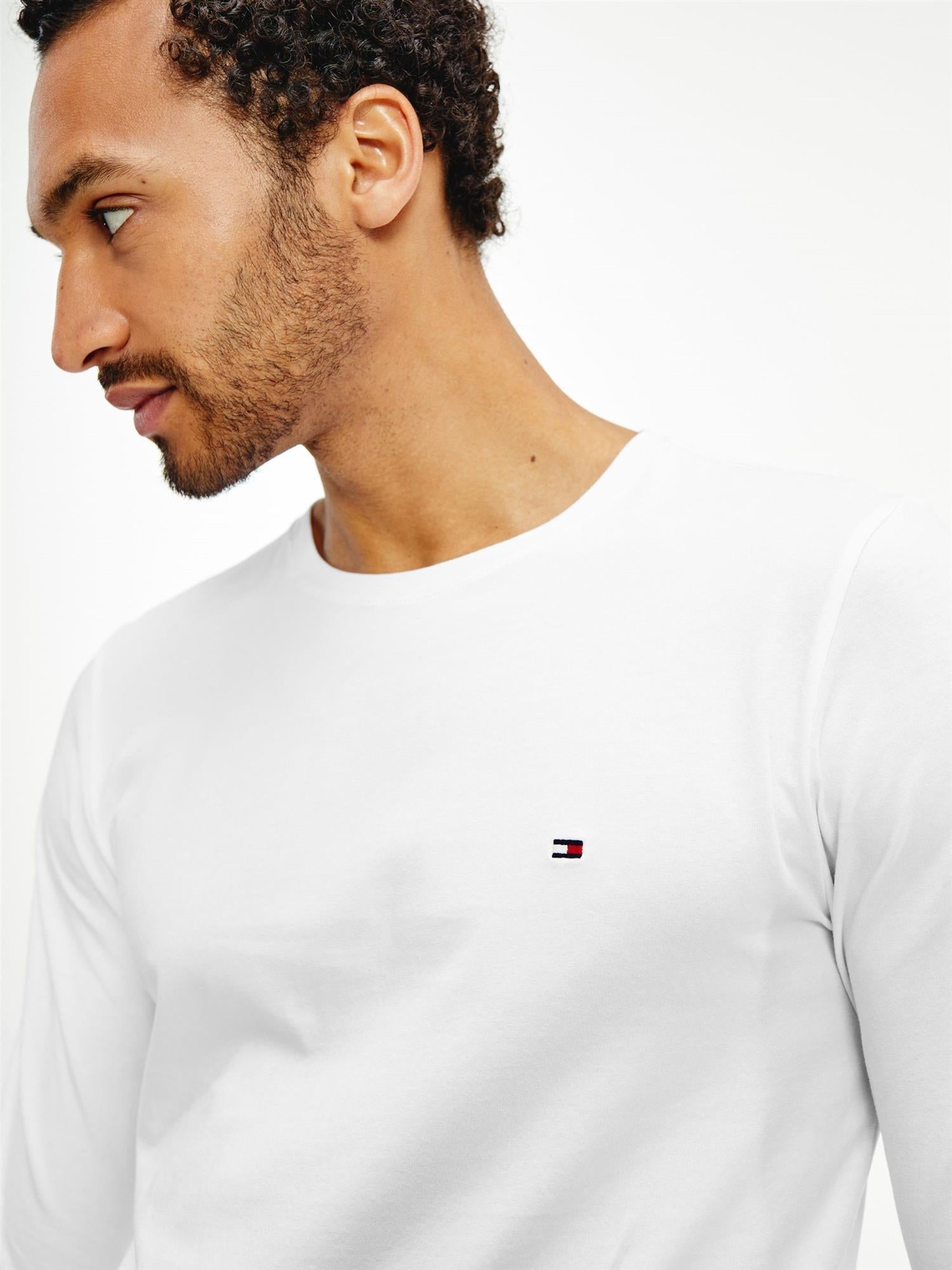 Stretch slim fit long sleeve-Genser-Tommy Hilfiger-Aandahls