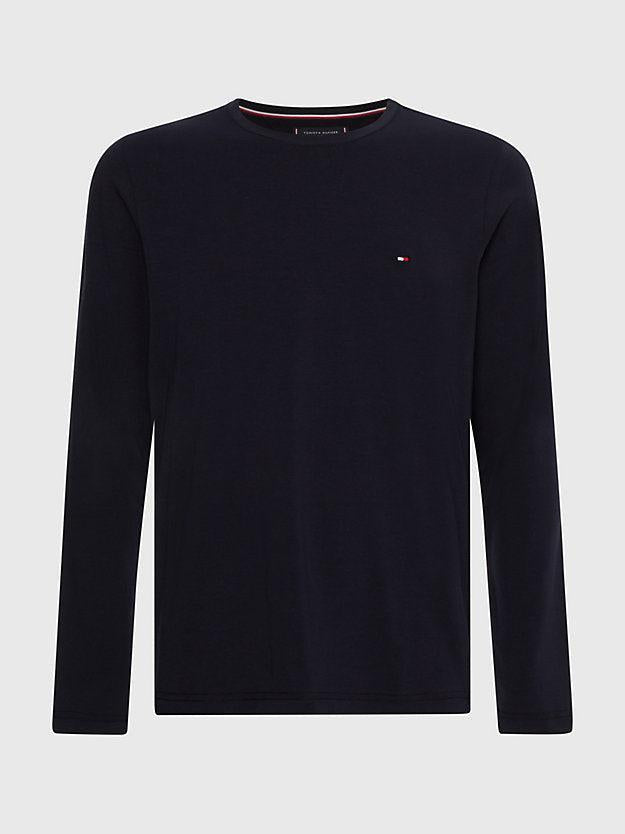 Stretch slim fit longs-T-shirt-Tommy Hilfiger-Aandahls