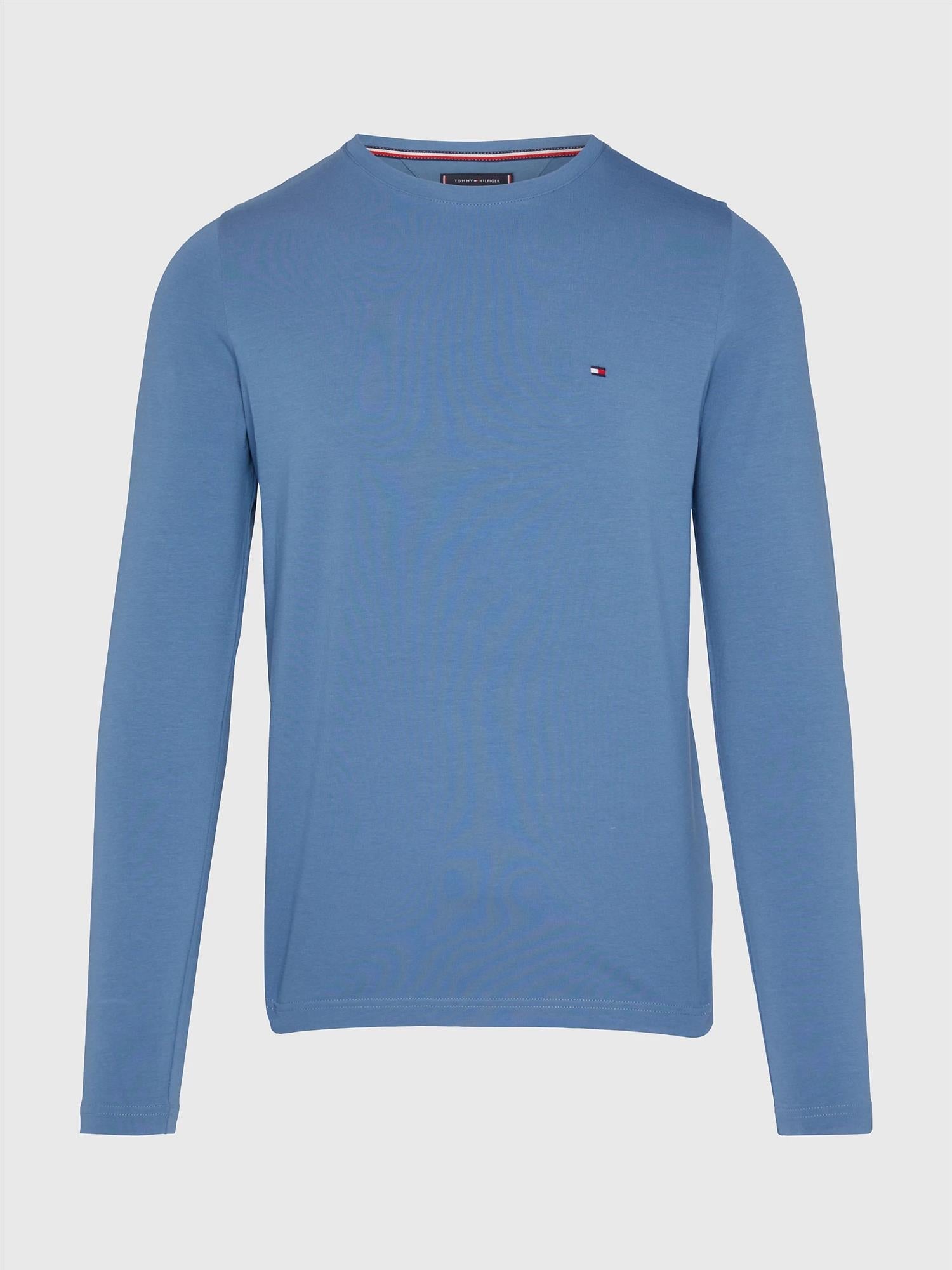 Stretch slim fit longs-T-shirts-Tommy Hilfiger-Aandahls