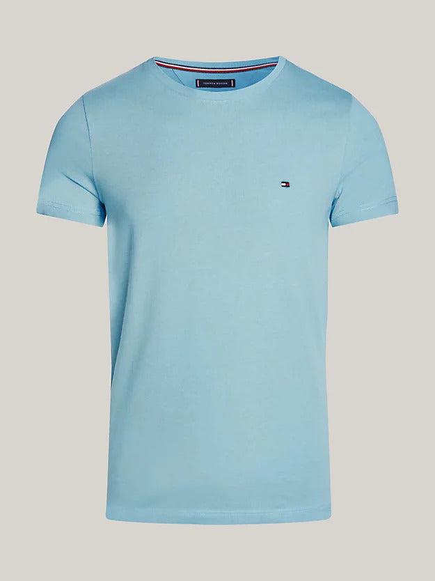 Stretch slim fit tee-T-shirt-Tommy Hilfiger-Aandahls