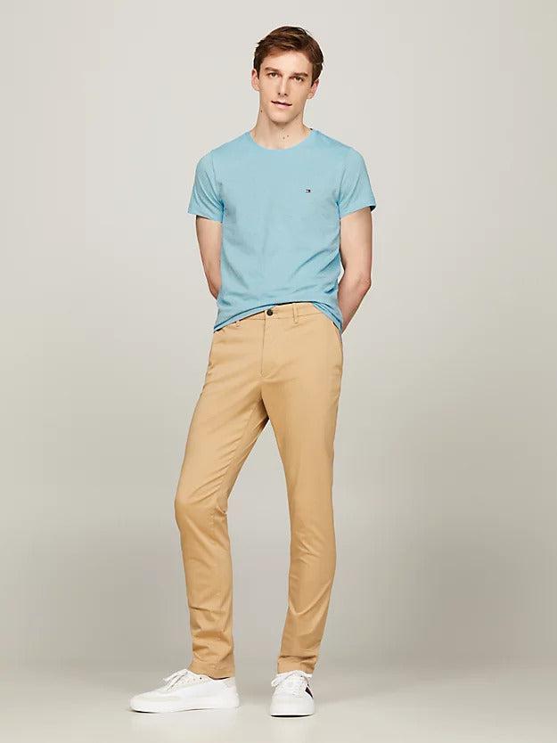 Stretch slim fit tee-T-shirt-Tommy Hilfiger-Aandahls