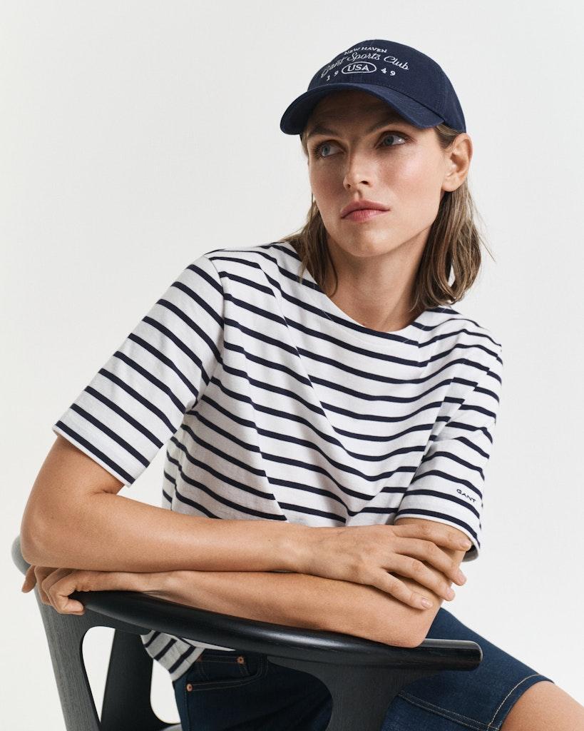 Stripe boatneck ss t-shirt-T-shirt-Gant-Aandahls