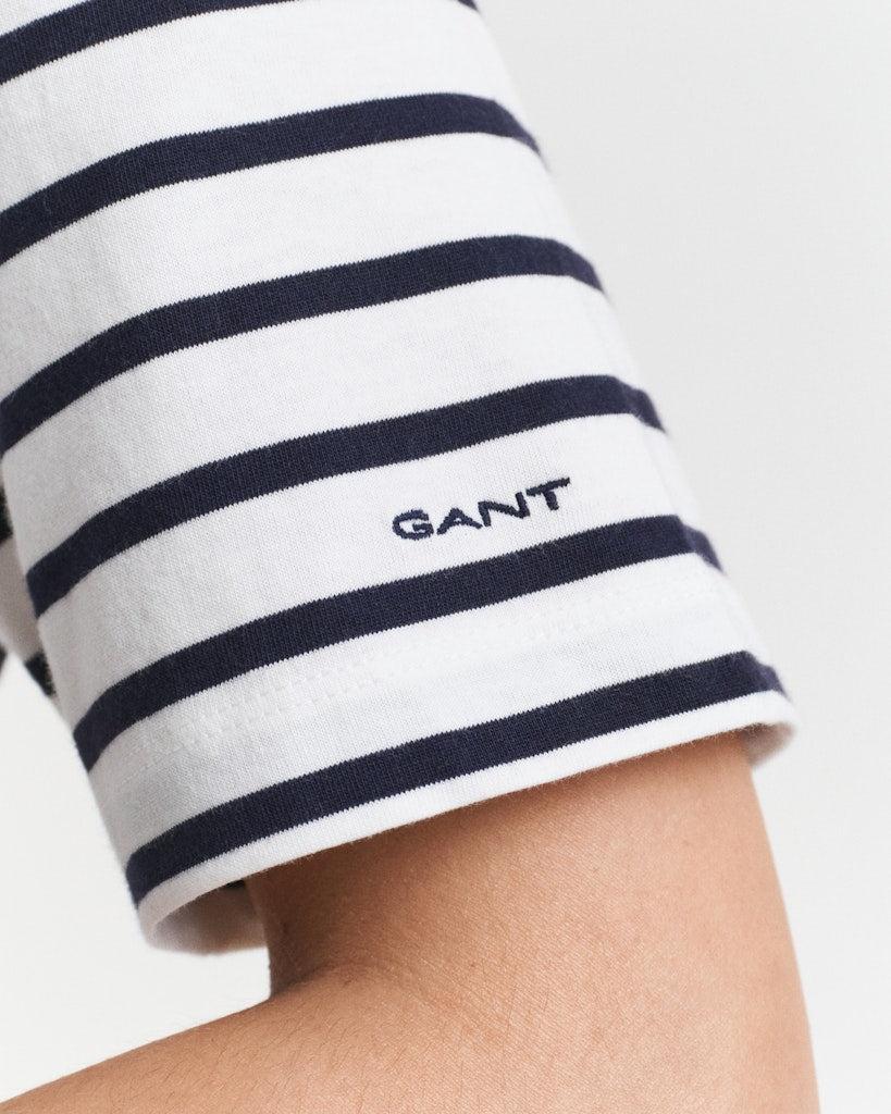 Stripe boatneck ss t-shirt-T-shirt-Gant-Aandahls
