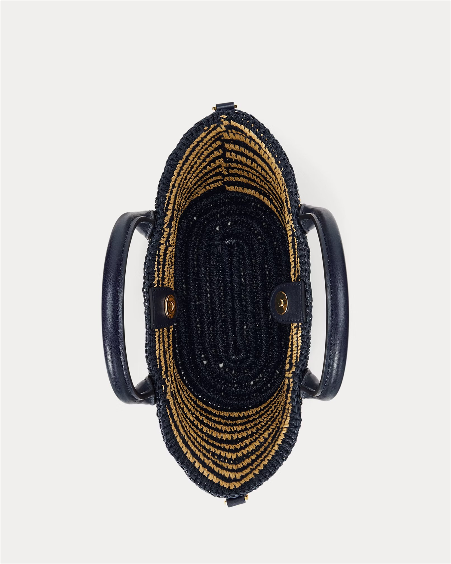 Striped Straw large bag-Veske-Ralph Lauren-Aandahls