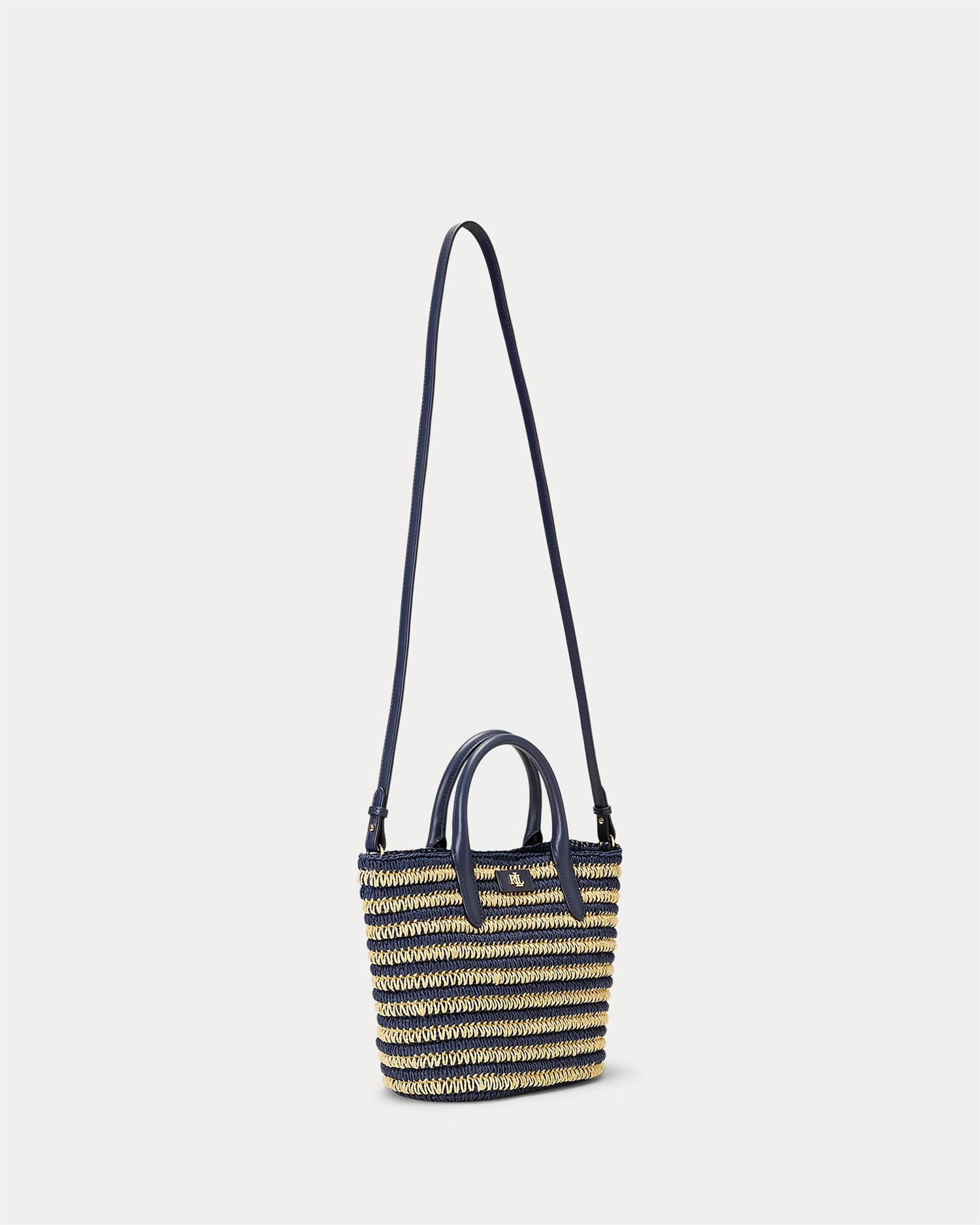 Striped Straw large bag-Veske-Ralph Lauren-Aandahls