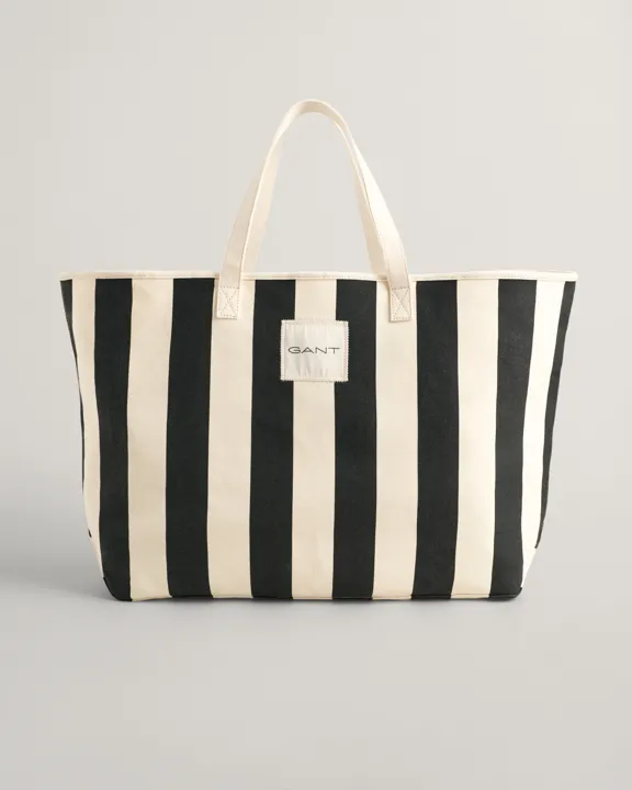 Striped canvas beach bag-Accessories-Gant-Aandahls