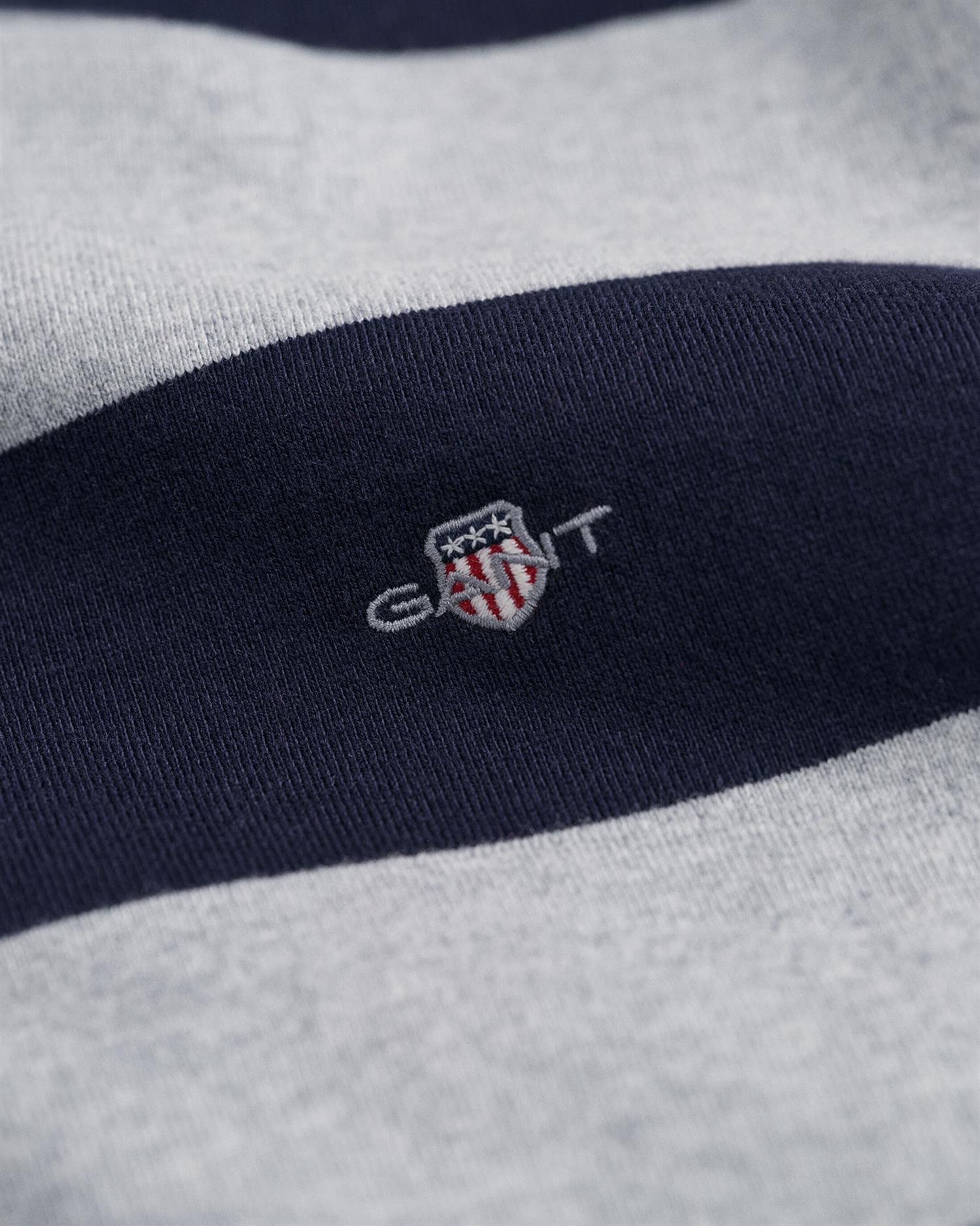 Striped shield heavy rugger-Genser-Gant-Aandahls