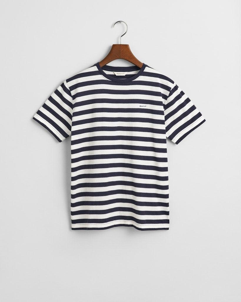 Striped shield t-shirt-T-shirt-Gant-Aandahls
