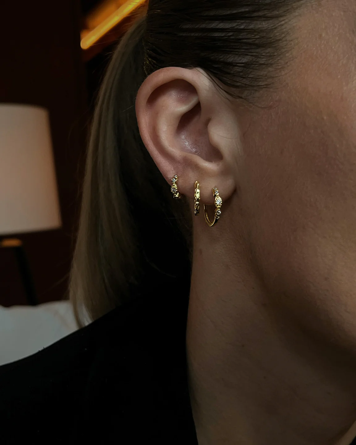 Structured Hoops Medium-Accessories-Philippa Studios-Aandahls