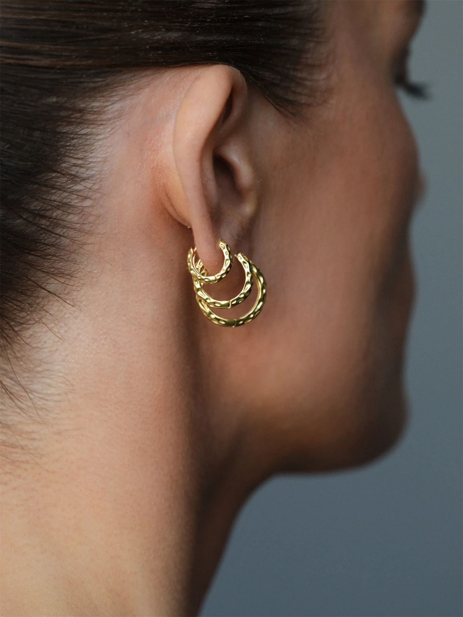 Structured Hoops Small-Accessories-Philippa Studios-Aandahls