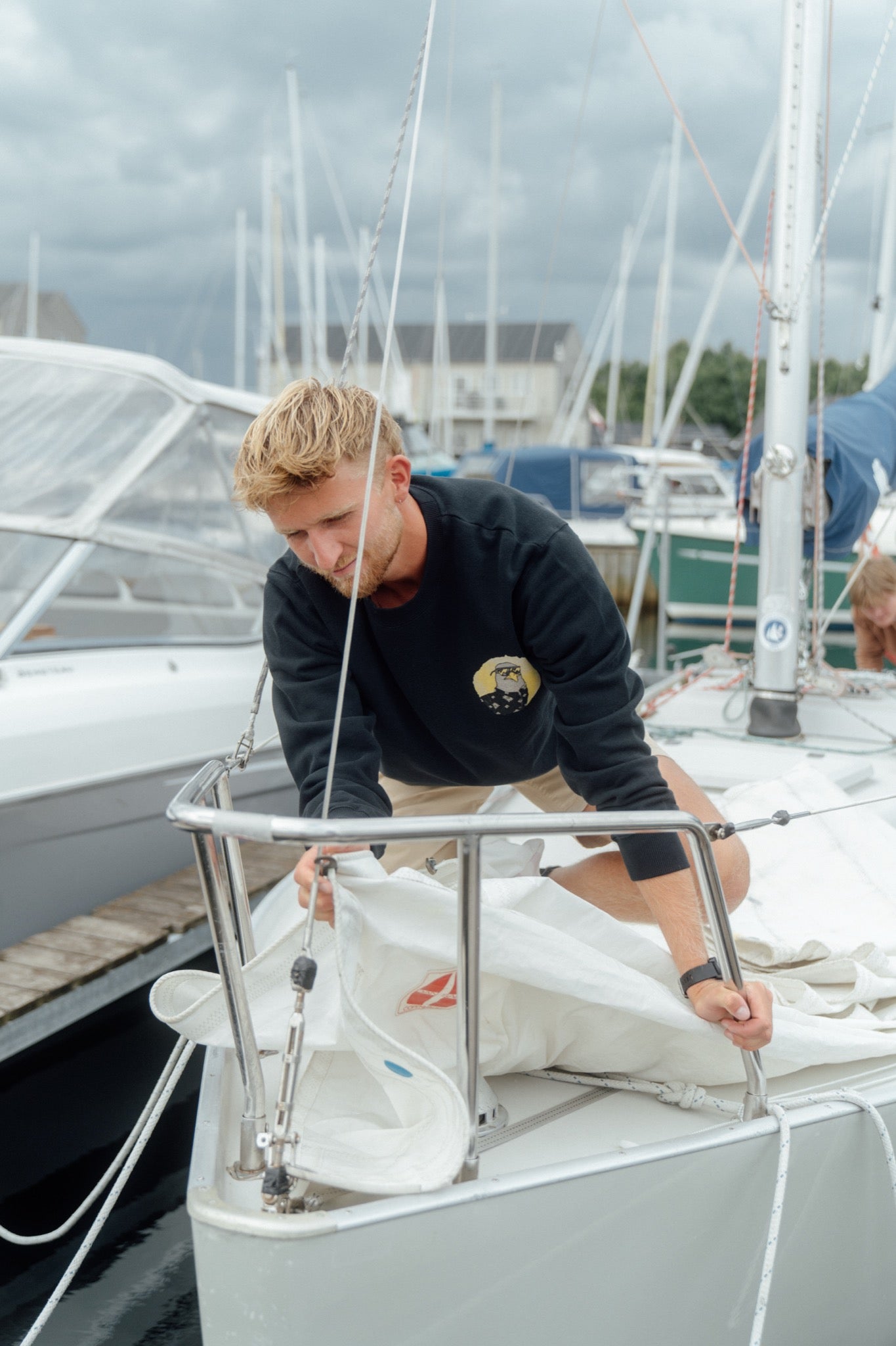 Sunshine seagull crewneck-Genser-Lakor-Aandahls