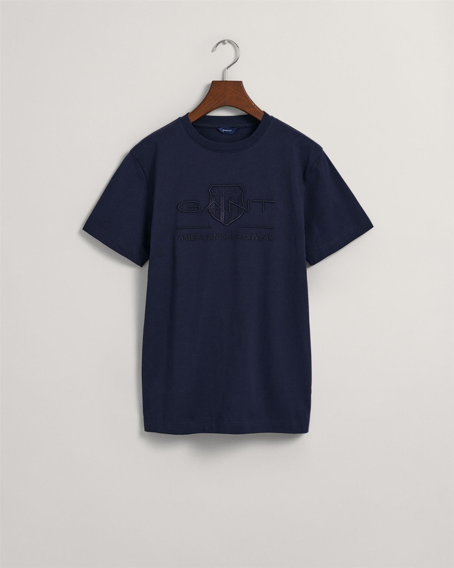 TONAL ARCHIVE SHIELD T-SHIRT-T-shirt-Gant-Aandahls