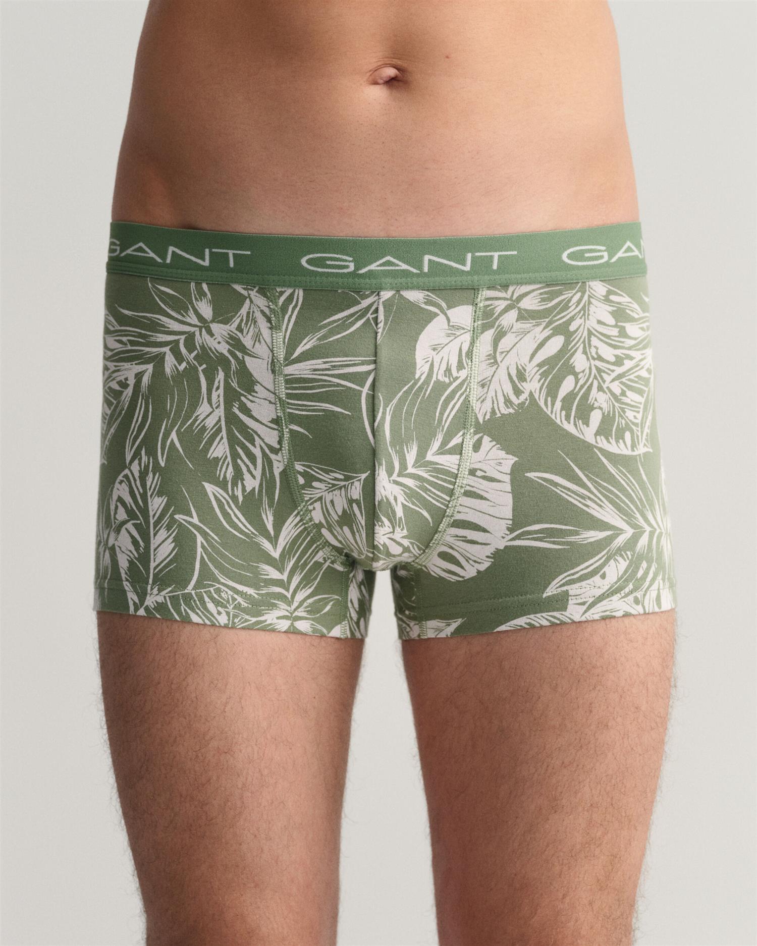 TROPICAL LEAVES PRINT TRUNK 3-PACK-Undertøy-Gant-Aandahls