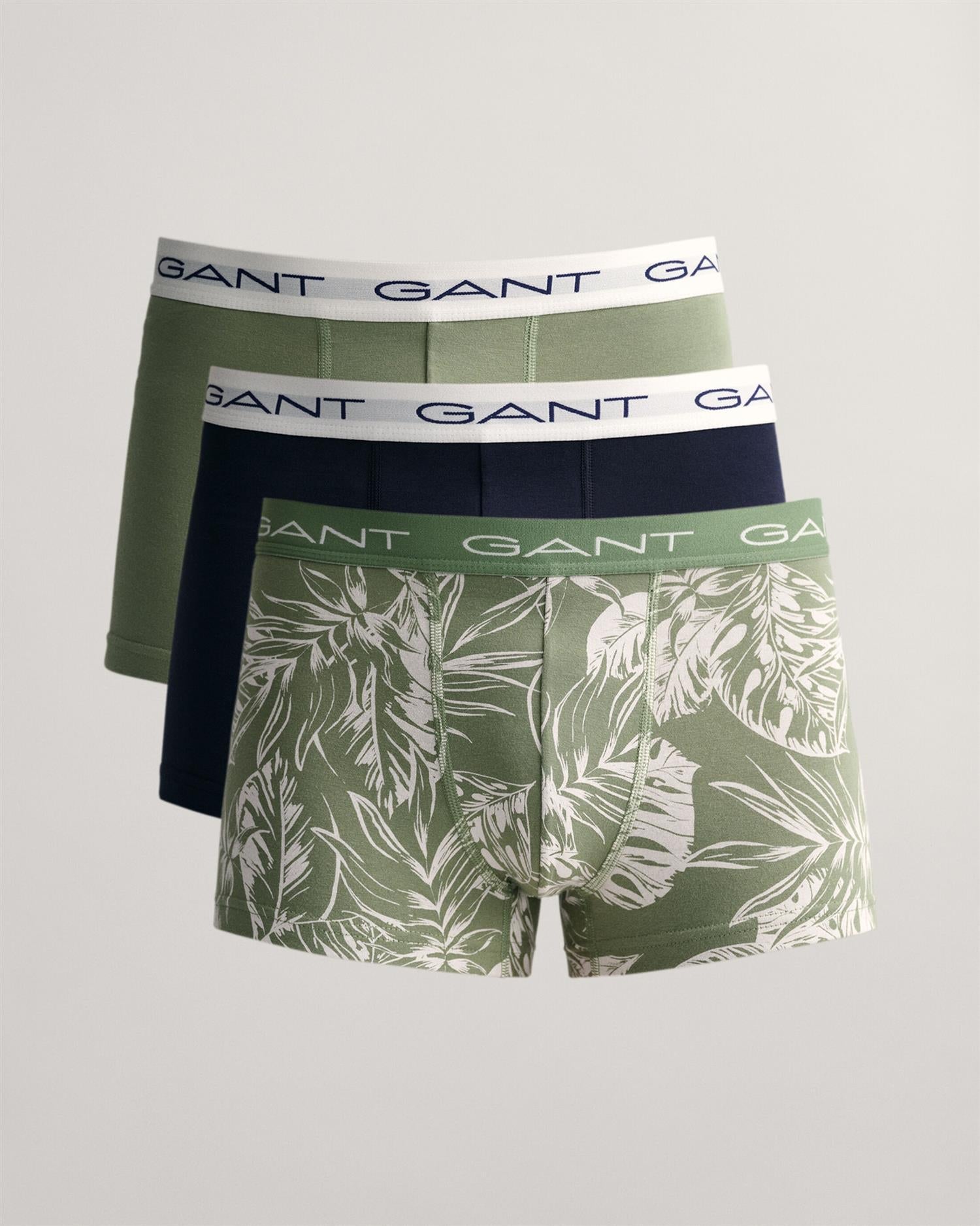 TROPICAL LEAVES PRINT TRUNK 3-PACK-Undertøy-Gant-Aandahls