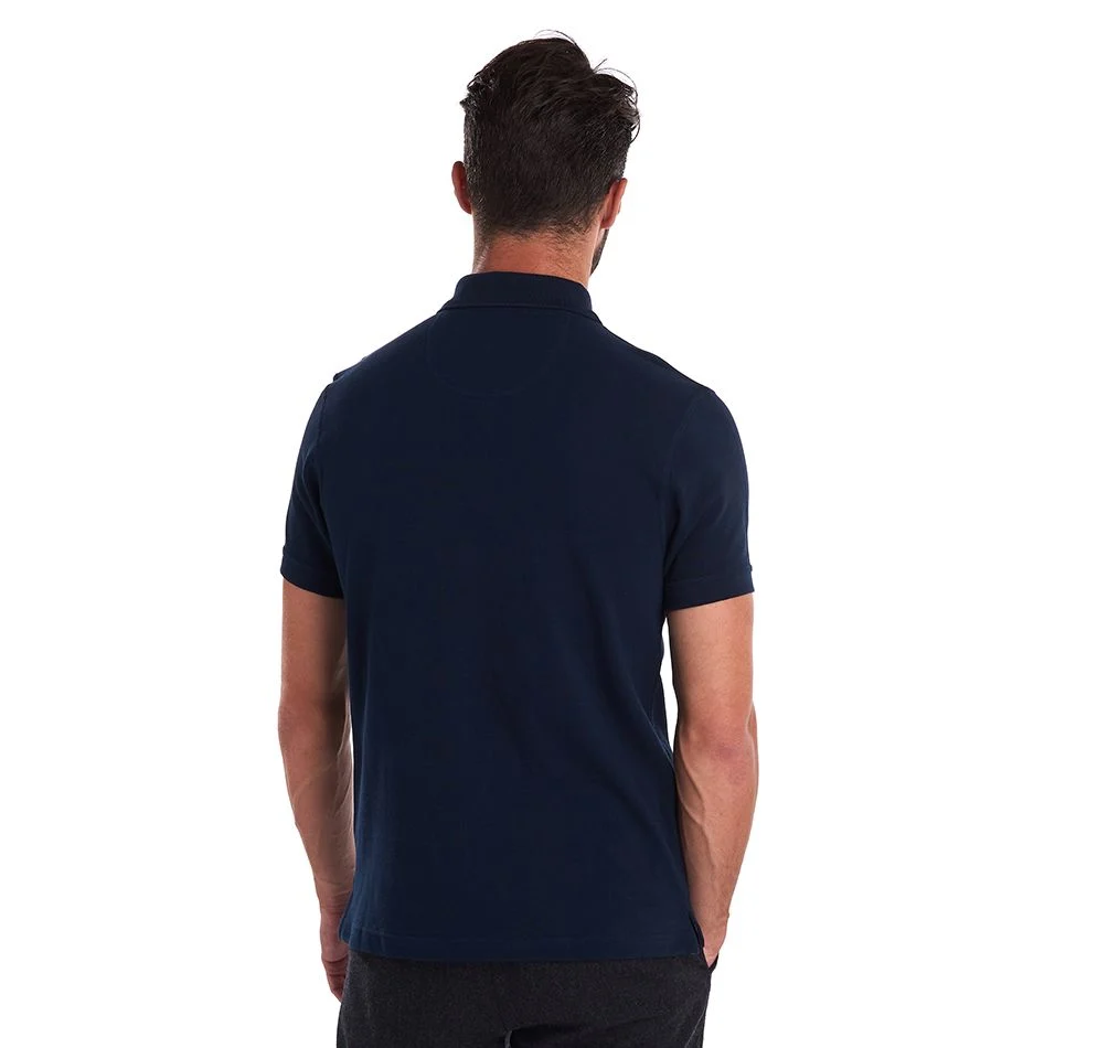 Tartan Pique Polo-T-shirt-Barbour-Aandahls