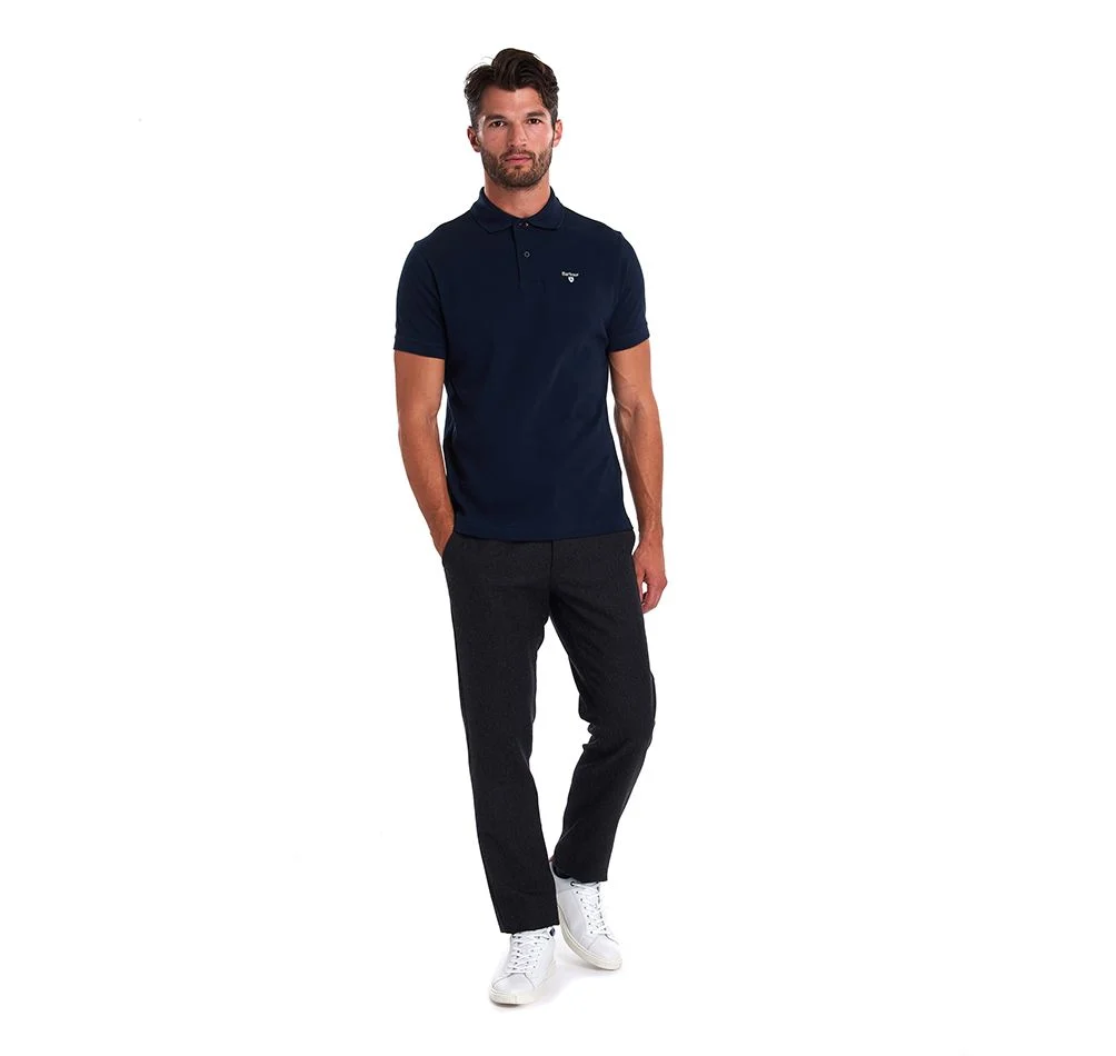 Tartan Pique Polo-T-shirt-Barbour-Aandahls