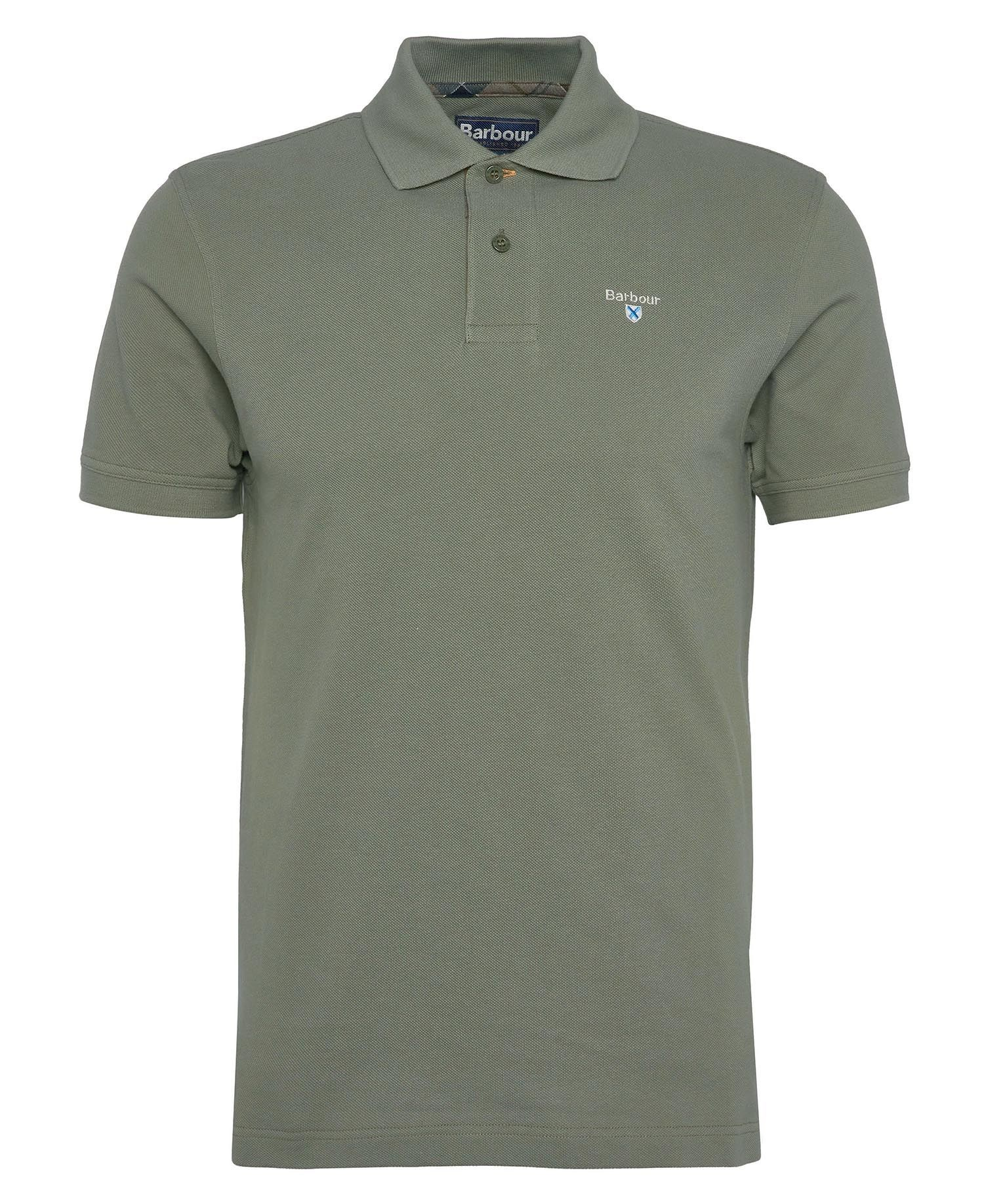 Tartan Pique Polo-T-shirt-Barbour-Aandahls