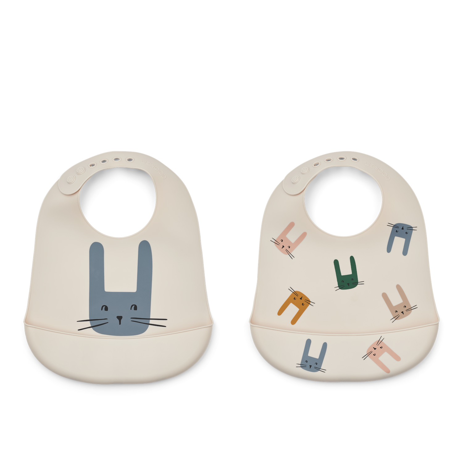 Tilda printed bib 2-pack-Tilbehør-Liewood-Aandahls